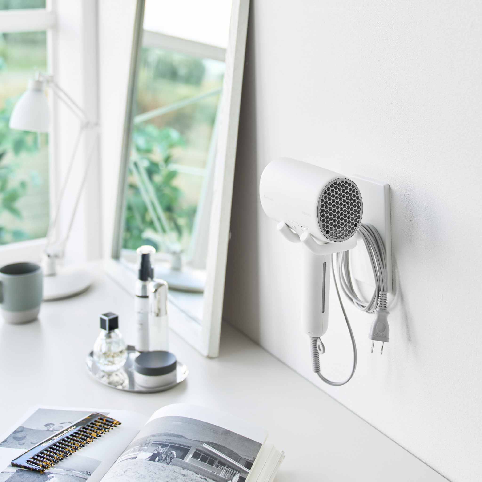 Adjustable Wall-Mounted Hair Dryer Holder - Image 10
