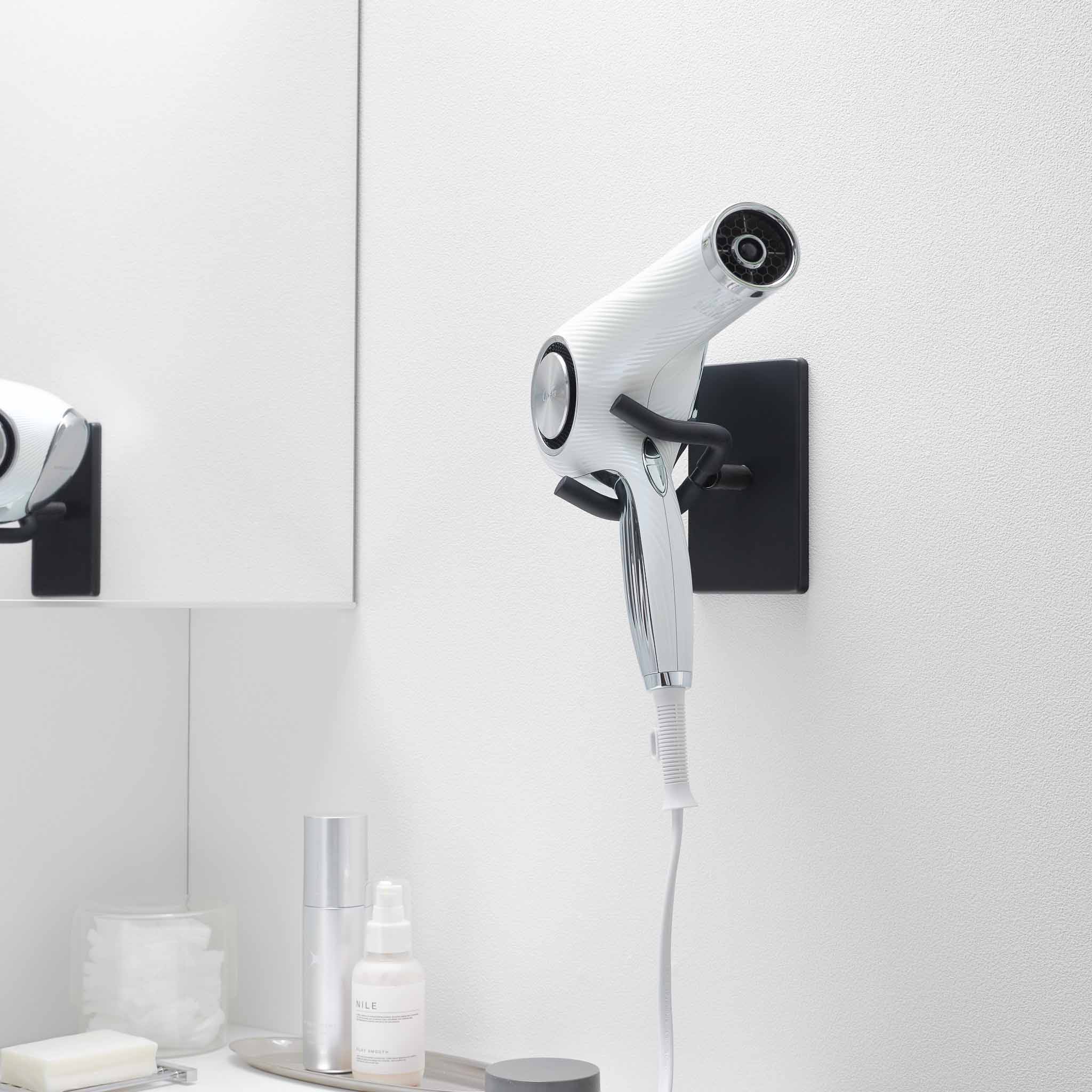 Adjustable Wall-Mounted Hair Dryer Holder - Image 14