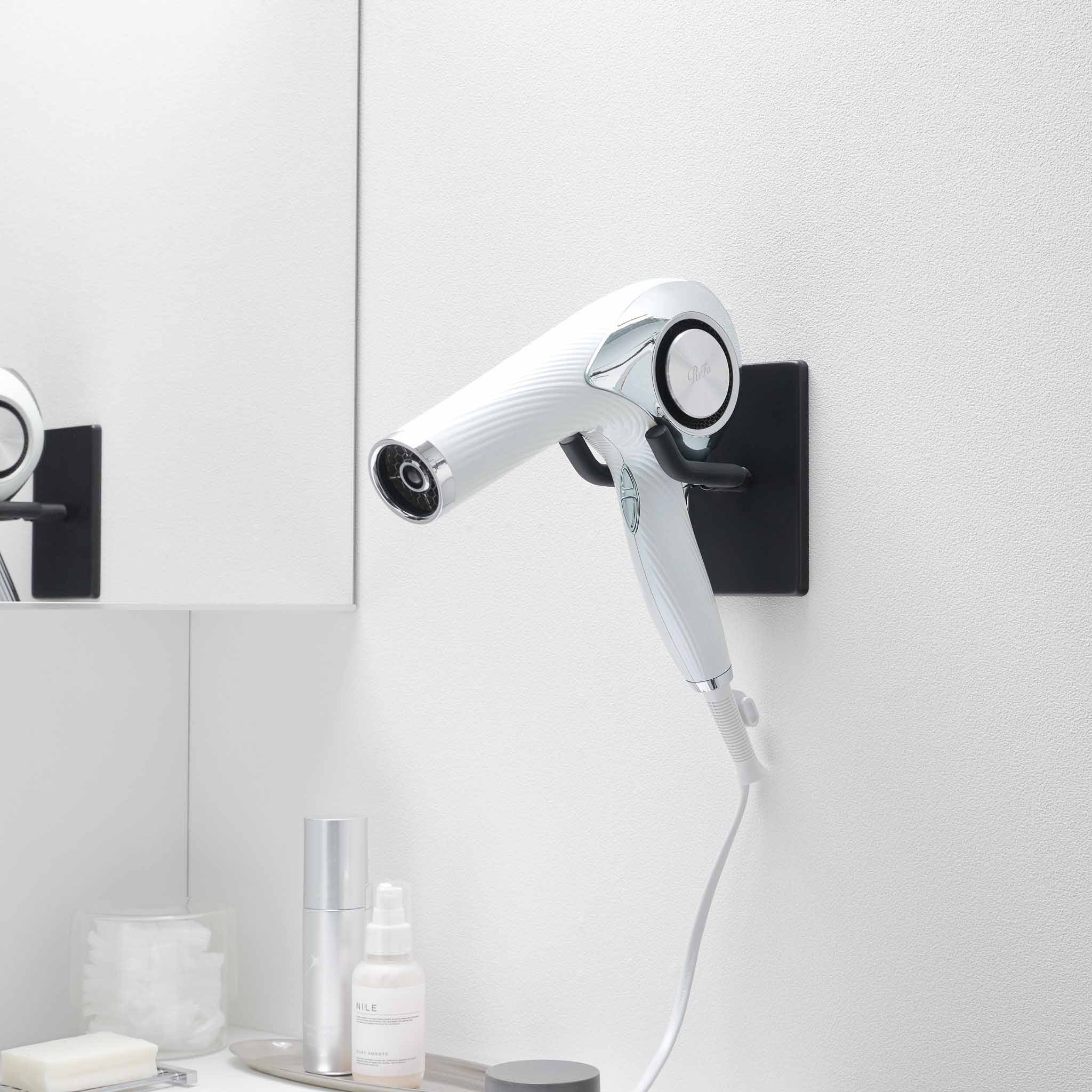Adjustable Wall-Mounted Hair Dryer Holder - Image 15