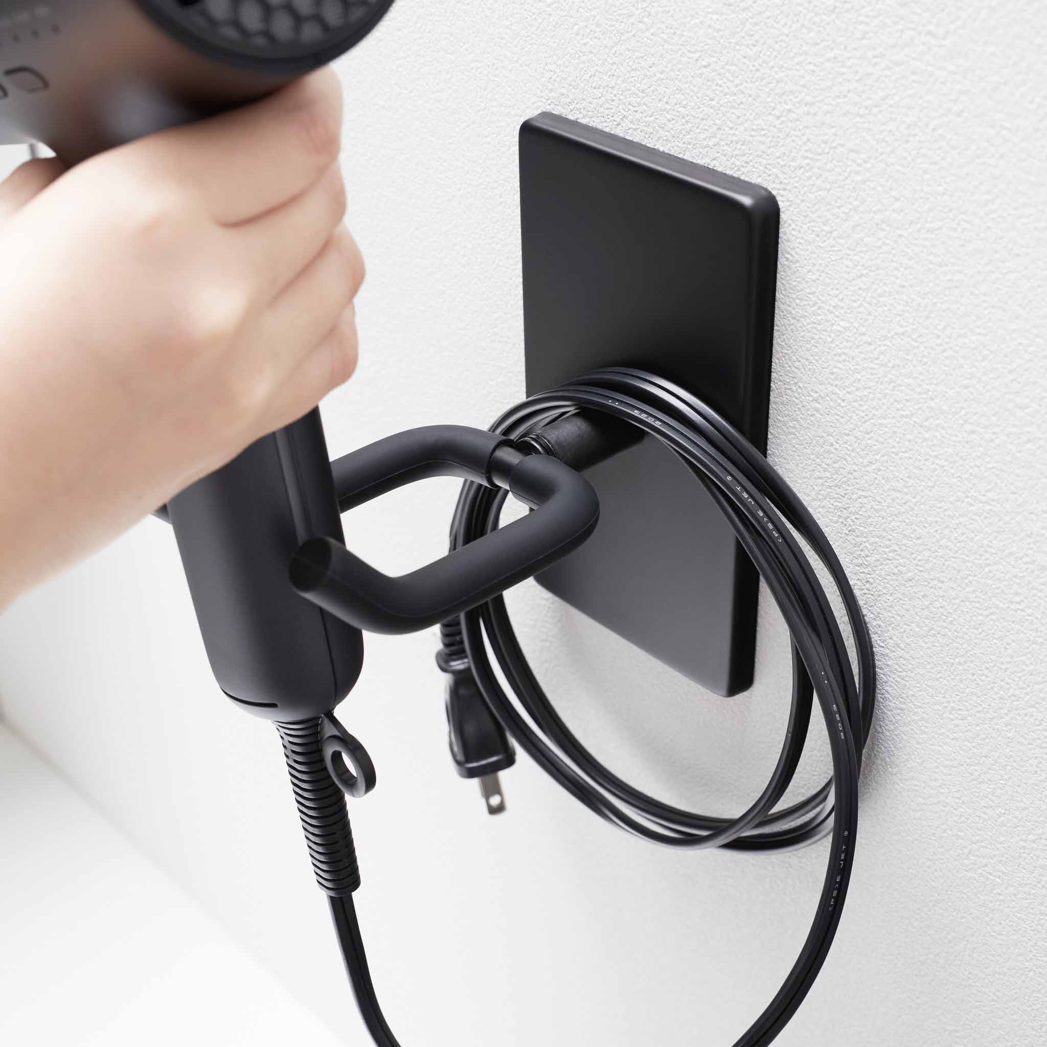 Adjustable Wall-Mounted Hair Dryer Holder - Image 16