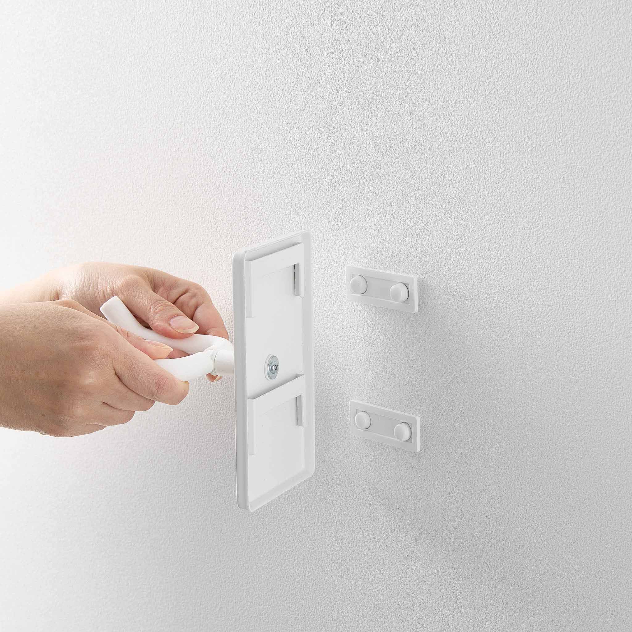 Adjustable Wall-Mounted Hair Dryer Holder - Image 9