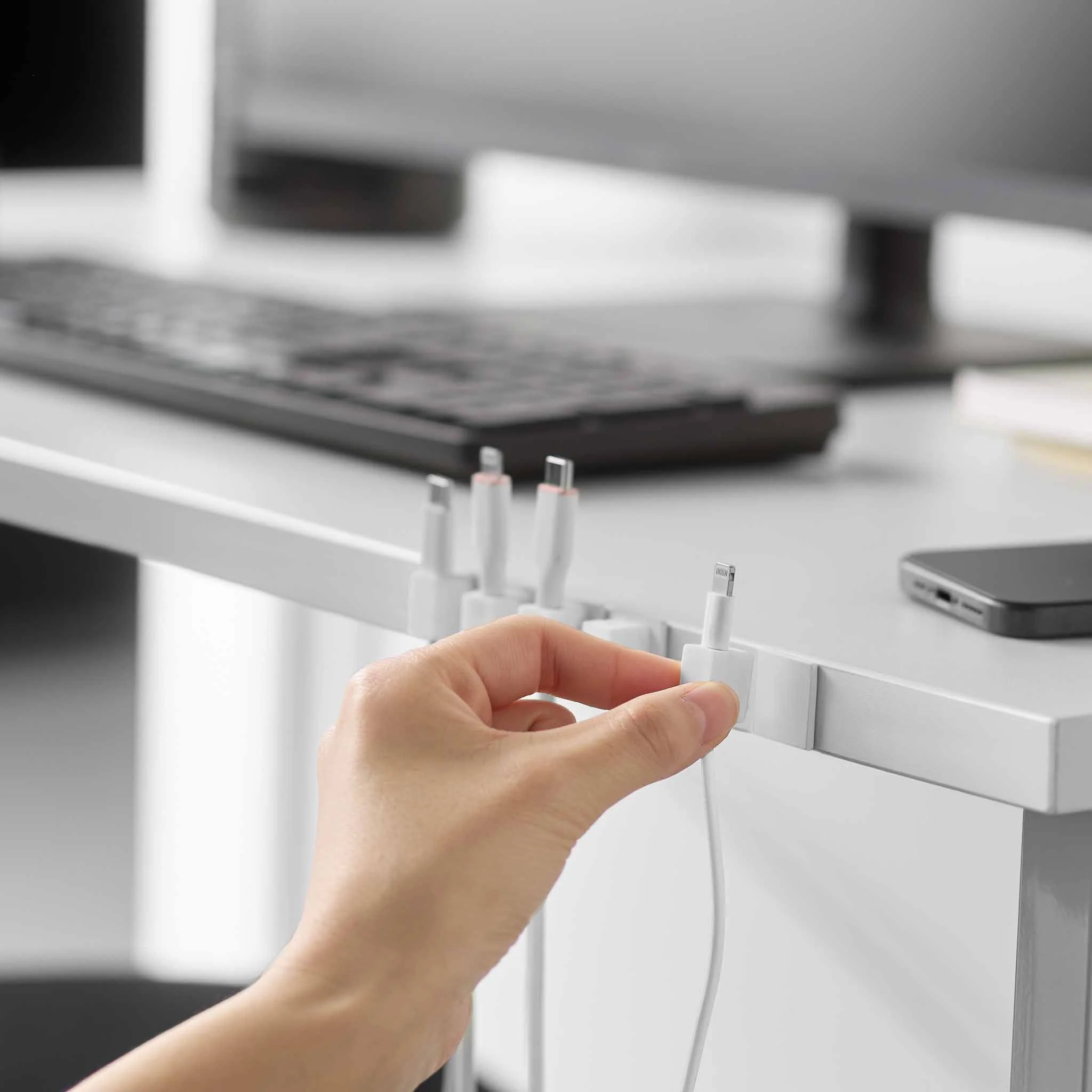 Magnetic Cable Holders with Base (Set of 5) - Image 3