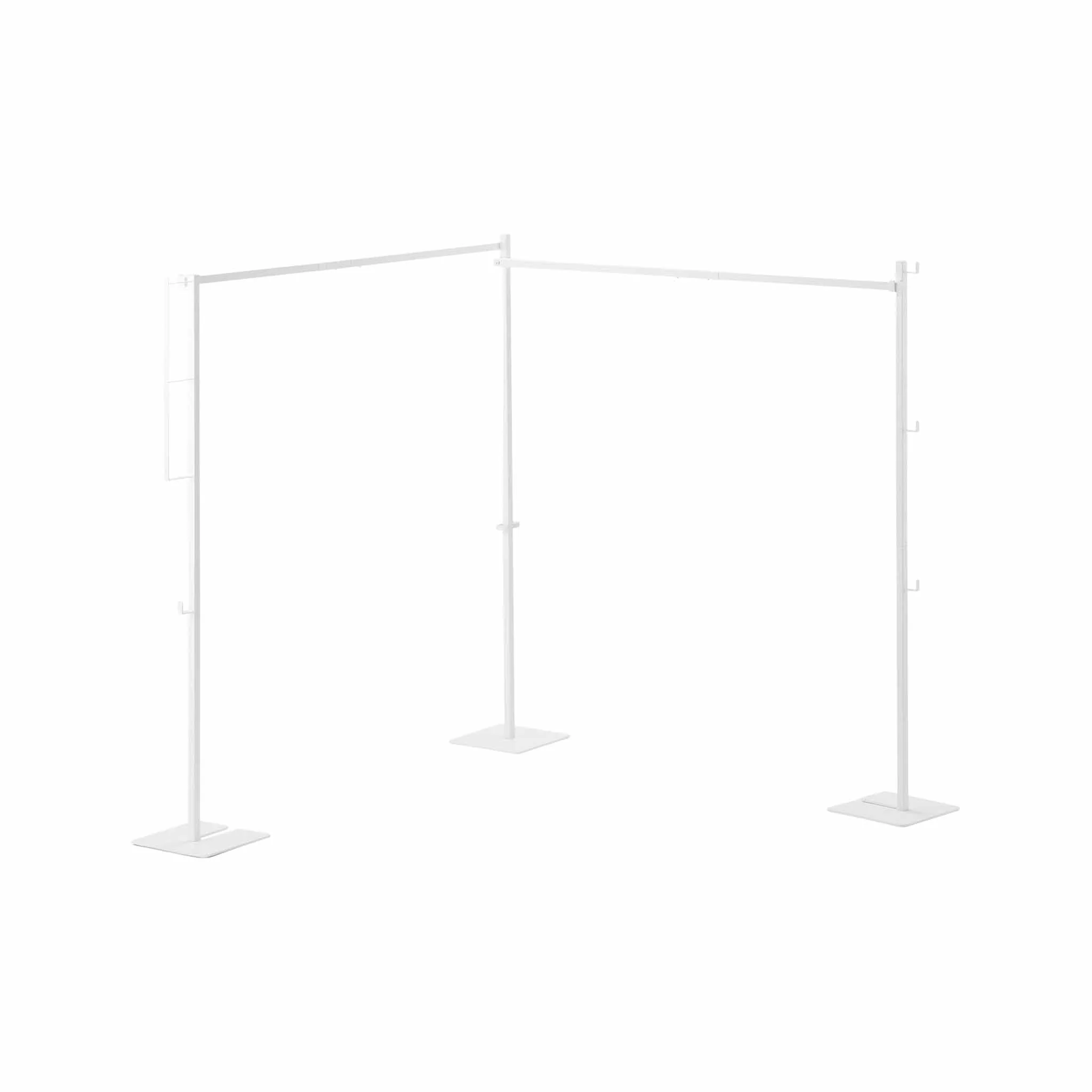 Foldable Double-Bar Indoor Drying Rack