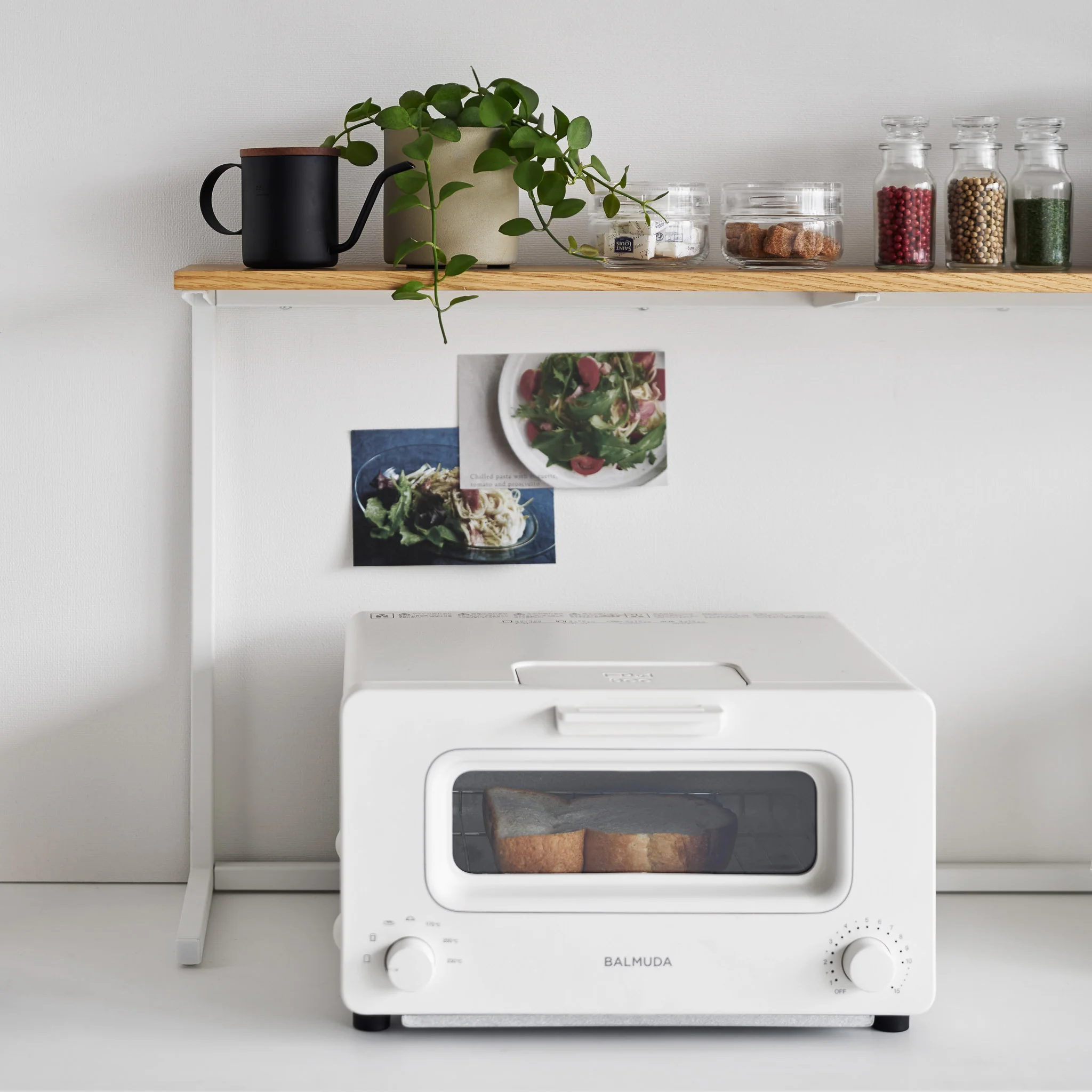 Wood-Top Kitchen Shelf - Image 4