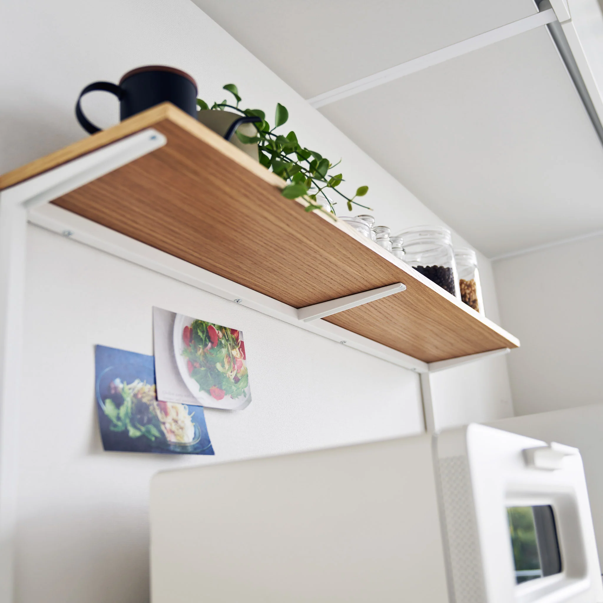 Wood-Top Kitchen Shelf - Image 7