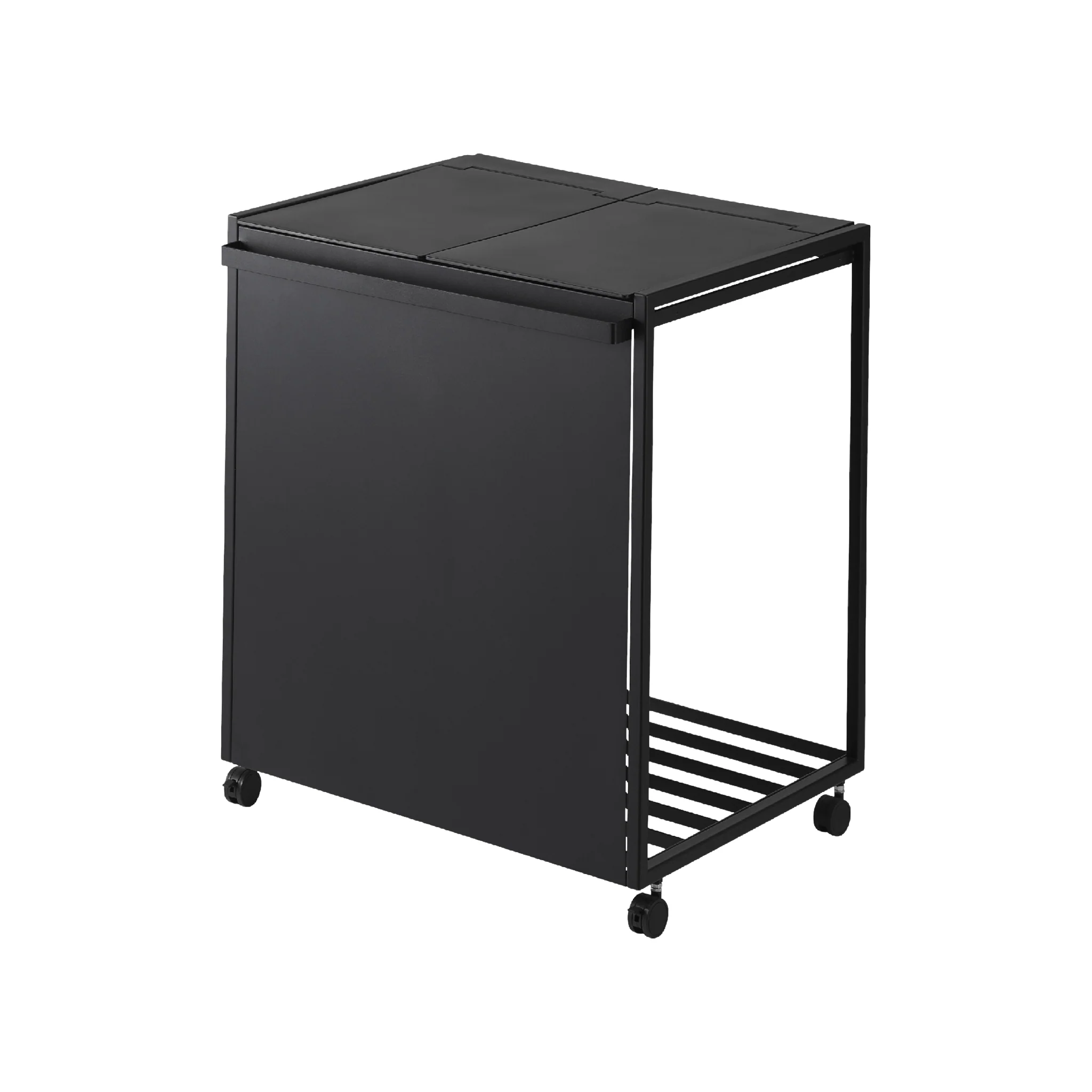 2-Compartment Trash Can with Casters - Image 15