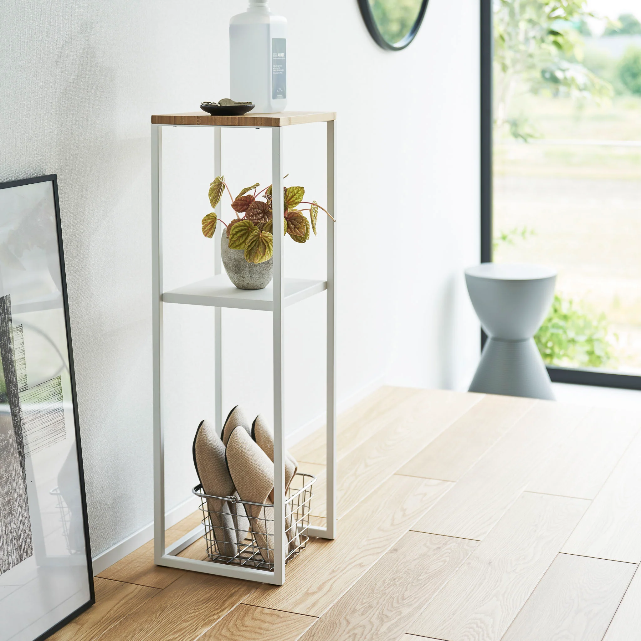 2-Tiered Wood-Top Shelf - Image 5
