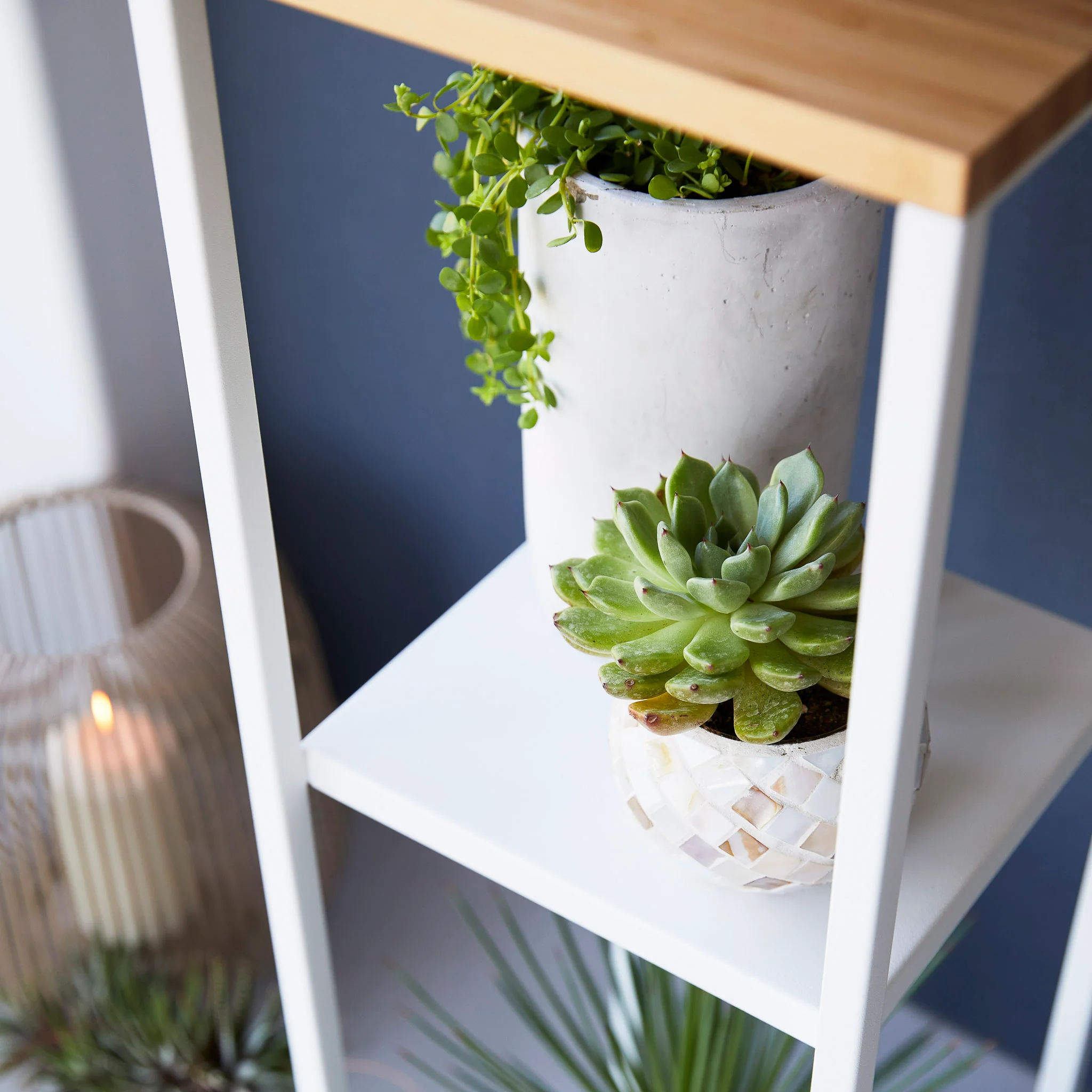 2-Tiered Wood-Top Shelf - Image 7