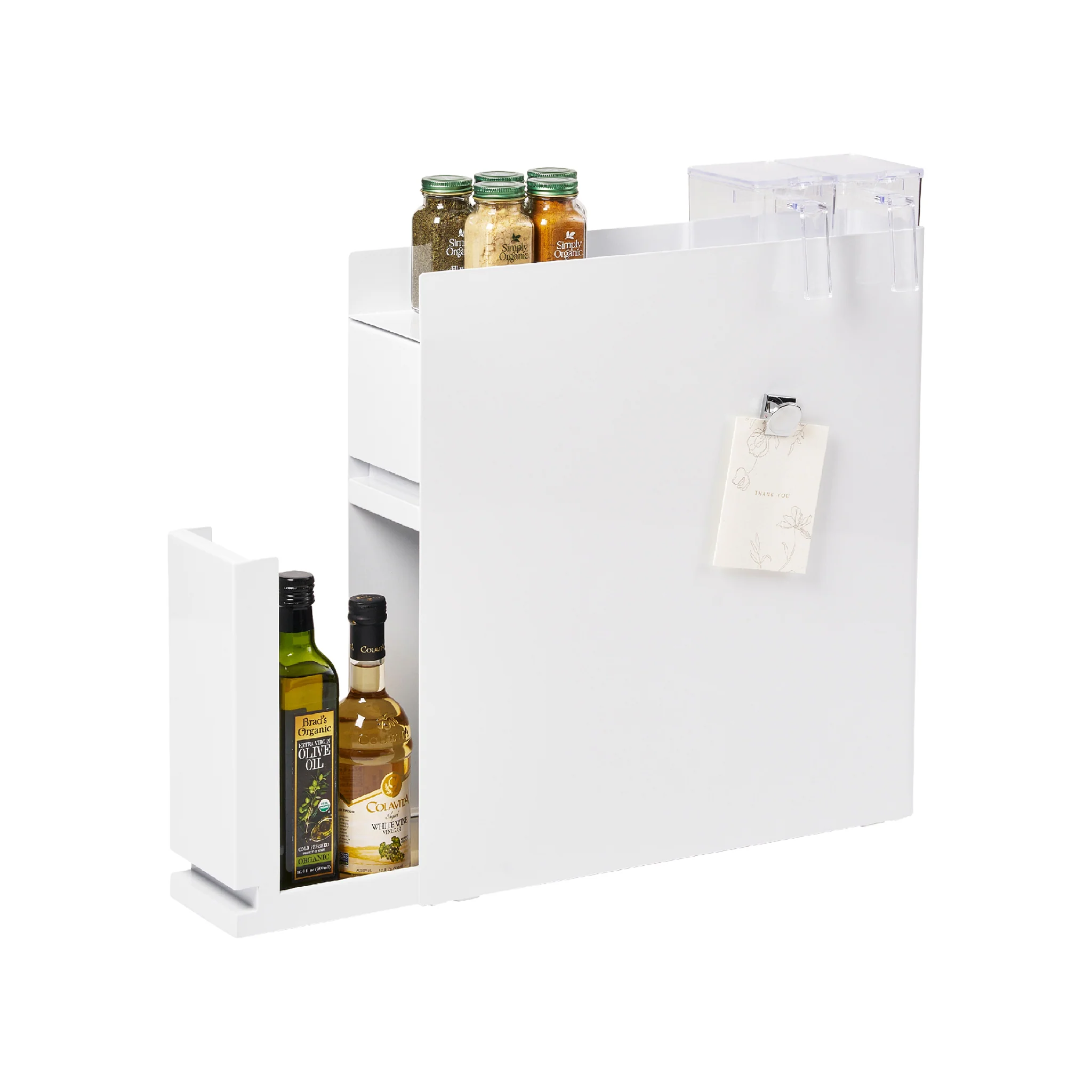 2-Tiered Sliding Seasoning Rack