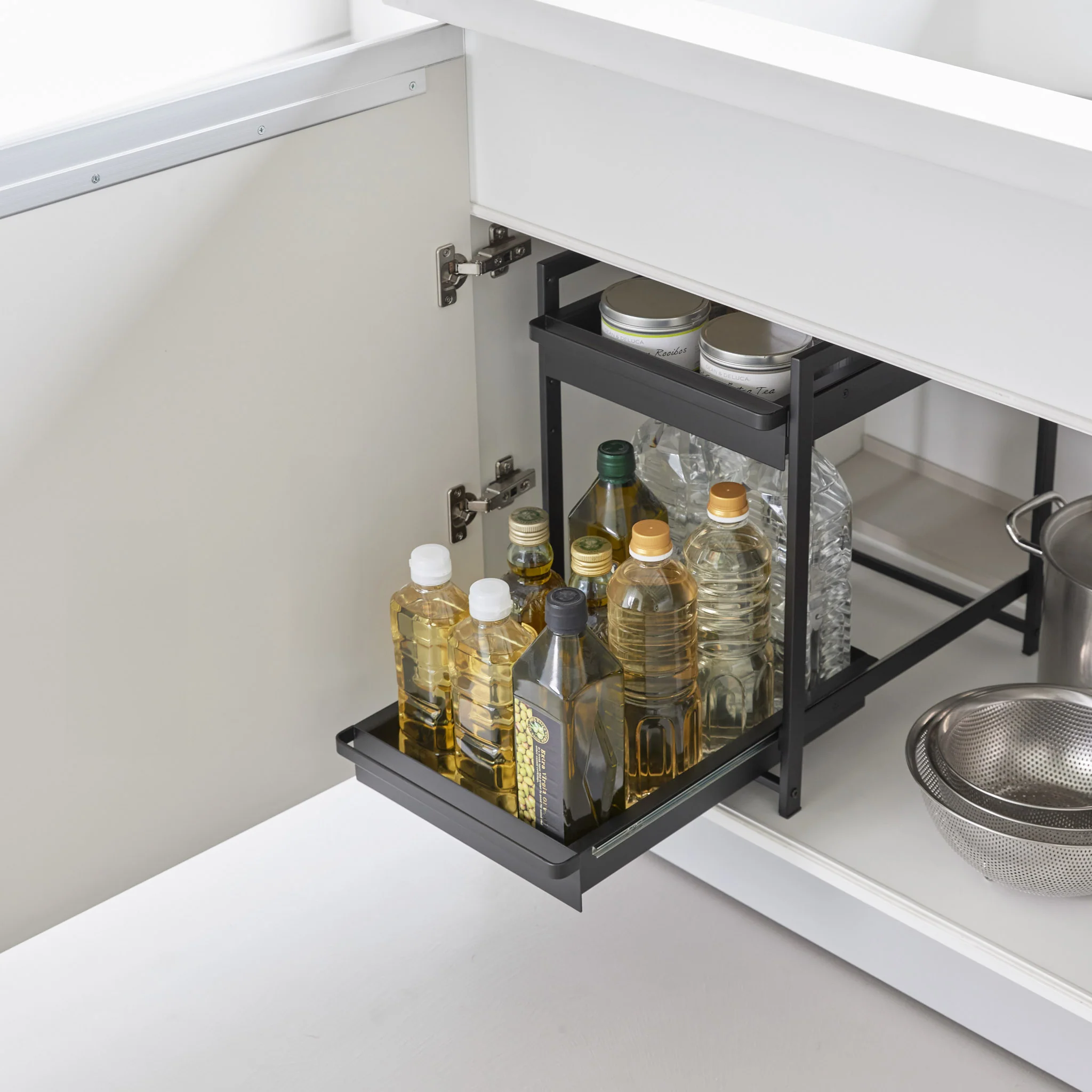 2-Tiered Sliding Under-Sink Organizer - Image 11