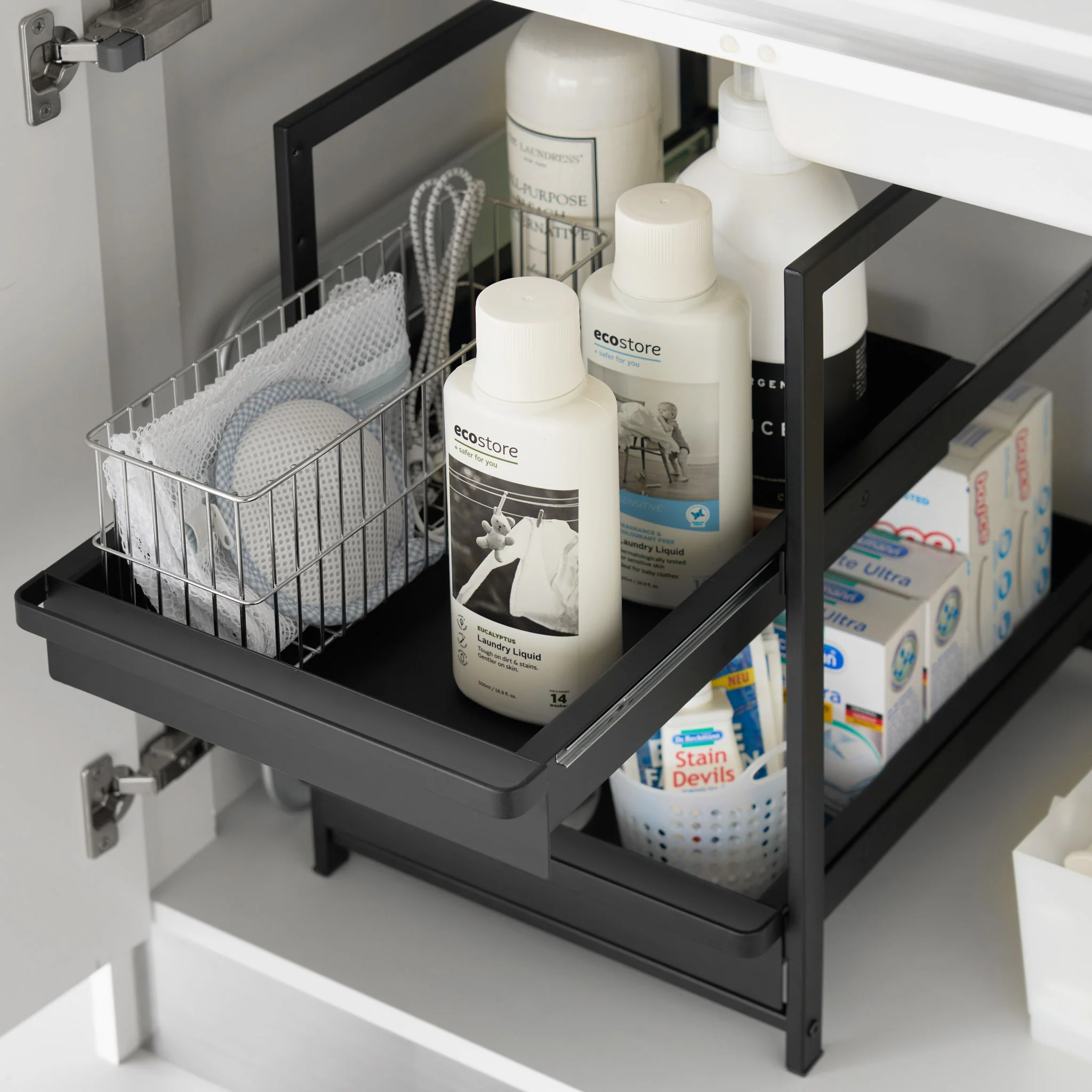 2-Tiered Sliding Under-Sink Organizer - Image 16