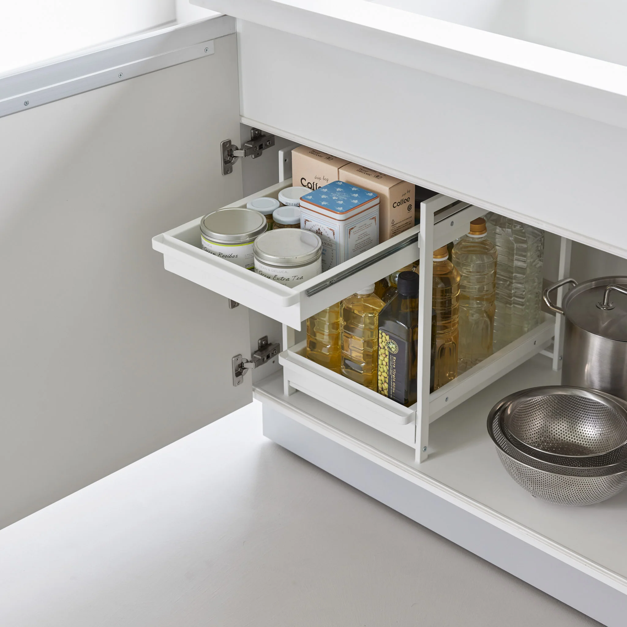 2-Tiered Sliding Under-Sink Organizer - Image 4