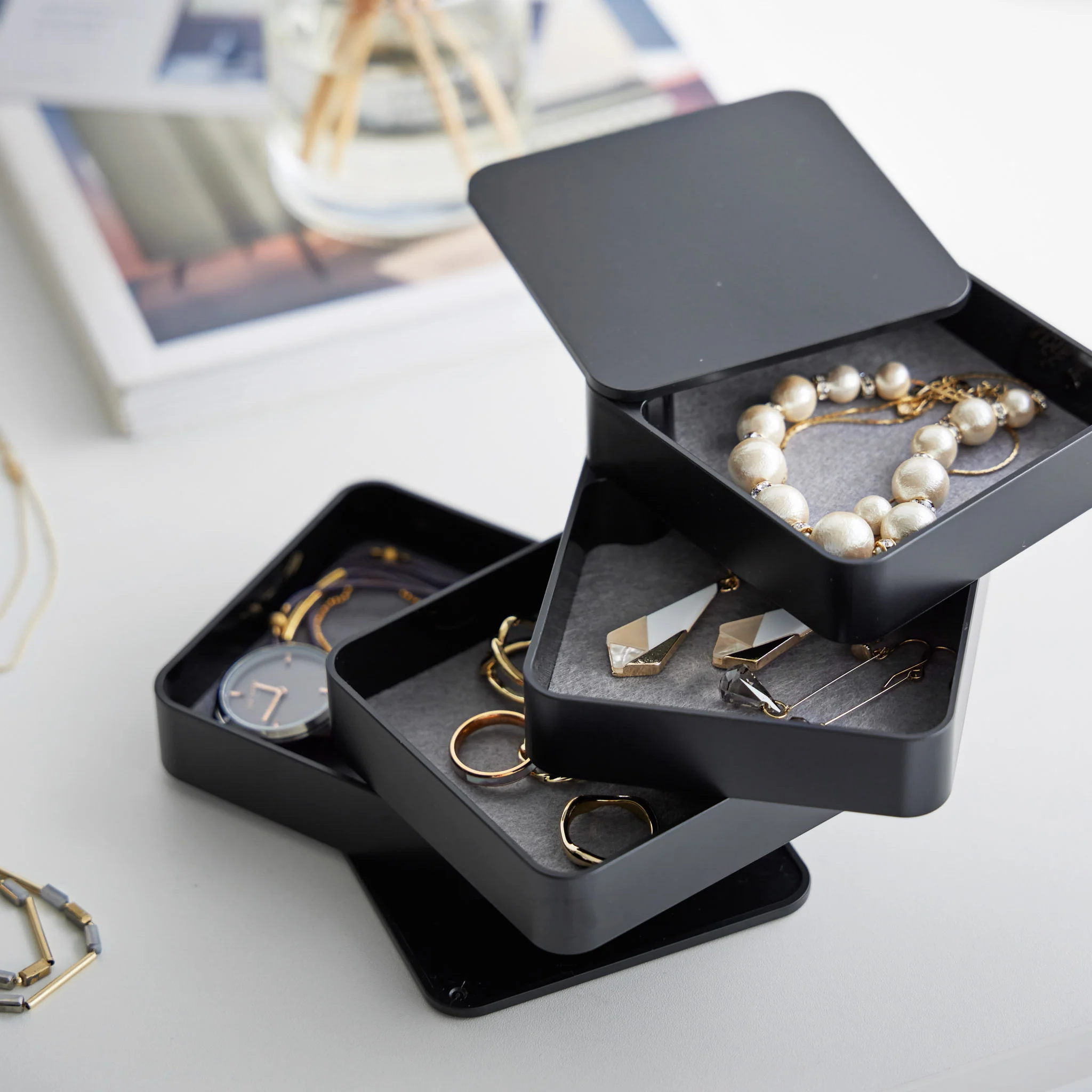 4-Tiered Accessory Box Square - Image 14