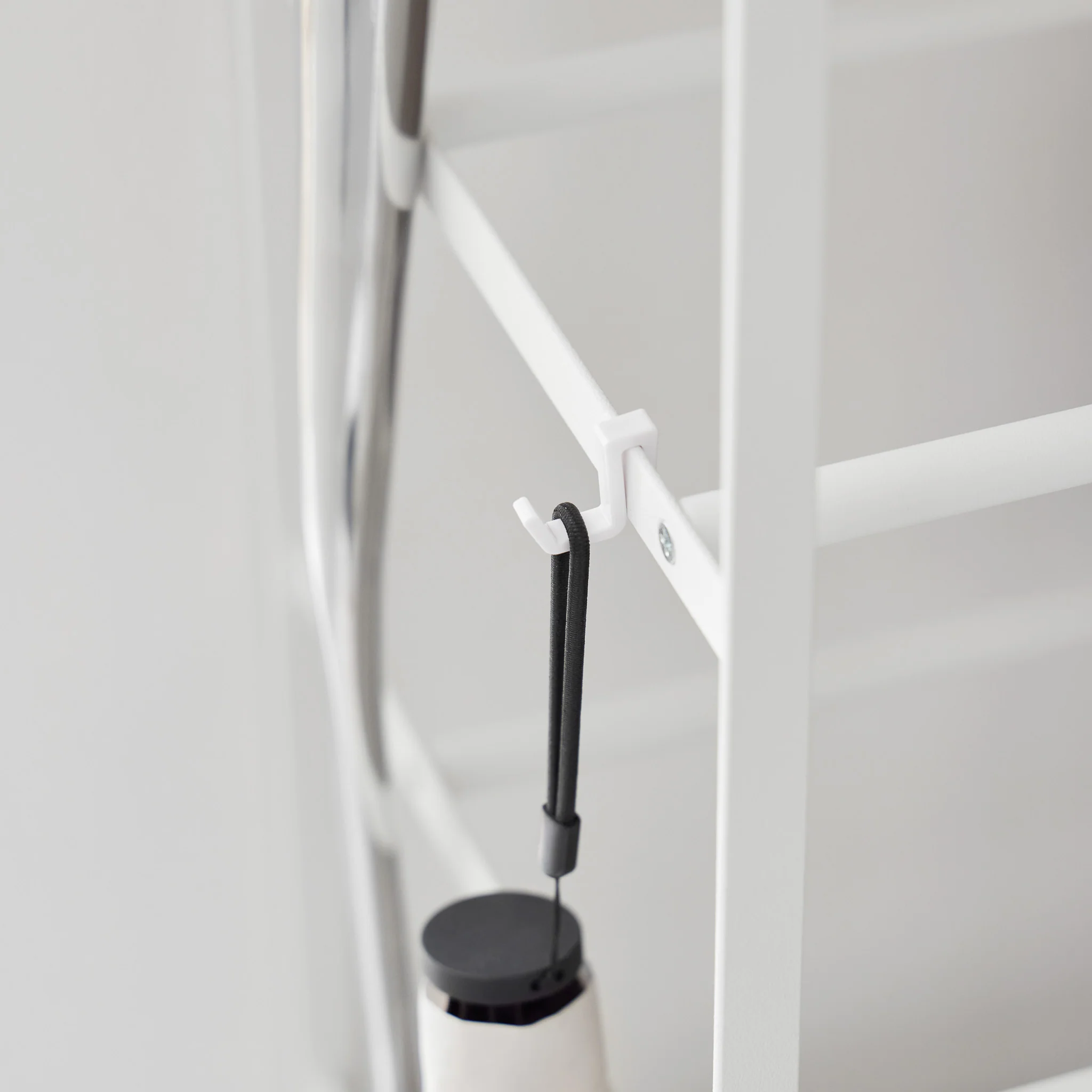 5-Tiered Wood-Top Shoe Rack with Casters - Image 9