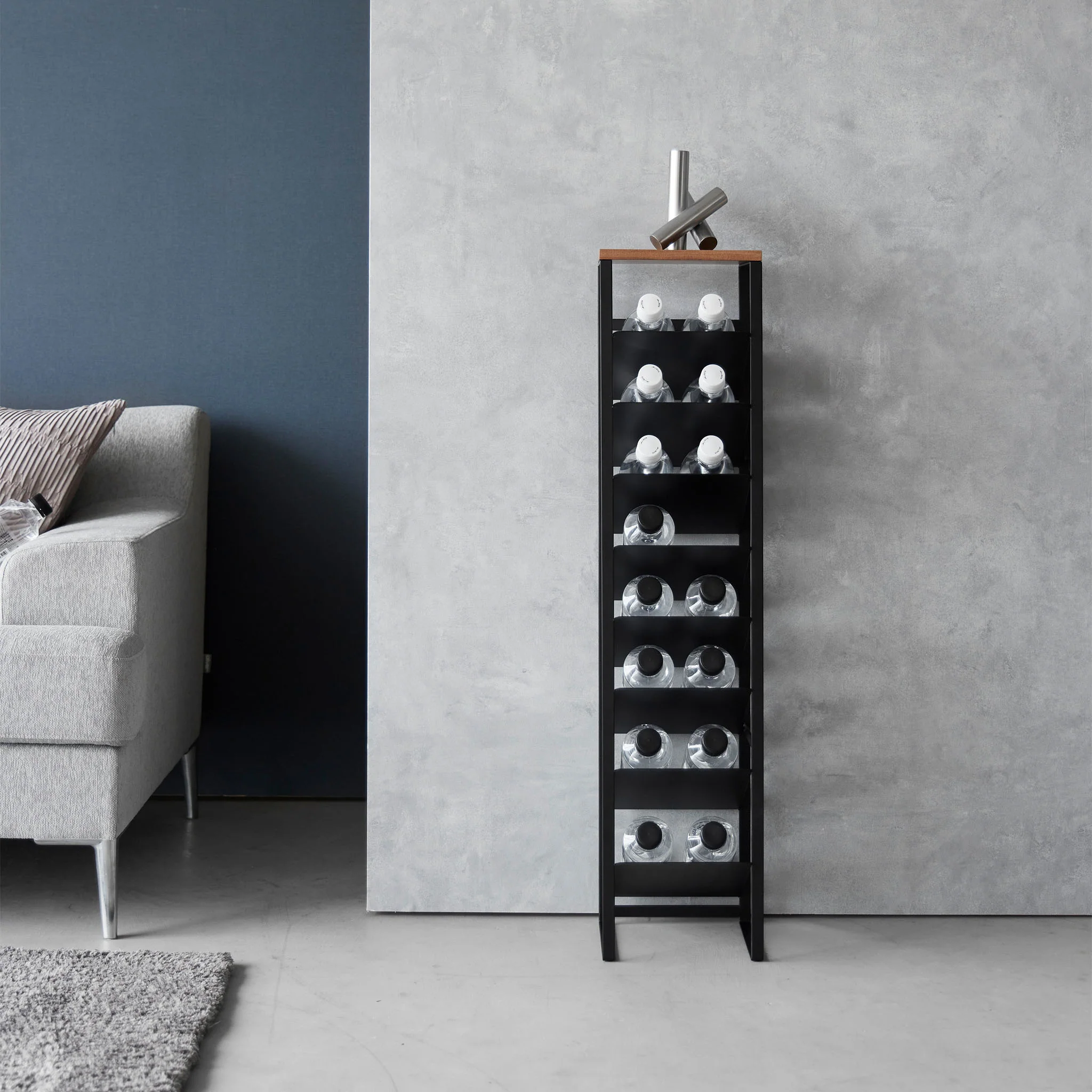 8-Tiered Wood-Top Bottle Rack - Image 17