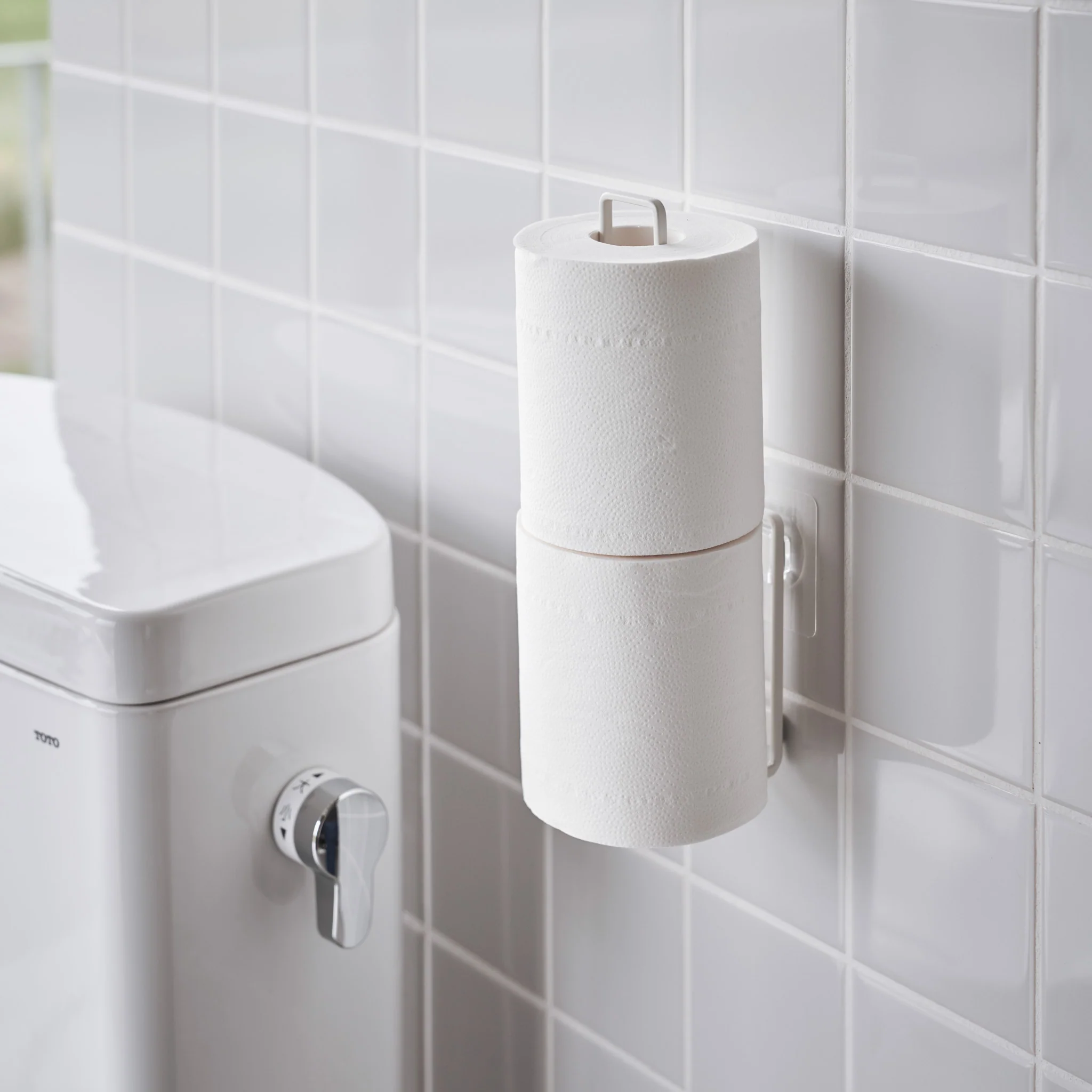 Film Hook Self-Adhesive Toilet Paper Holder - Image 2