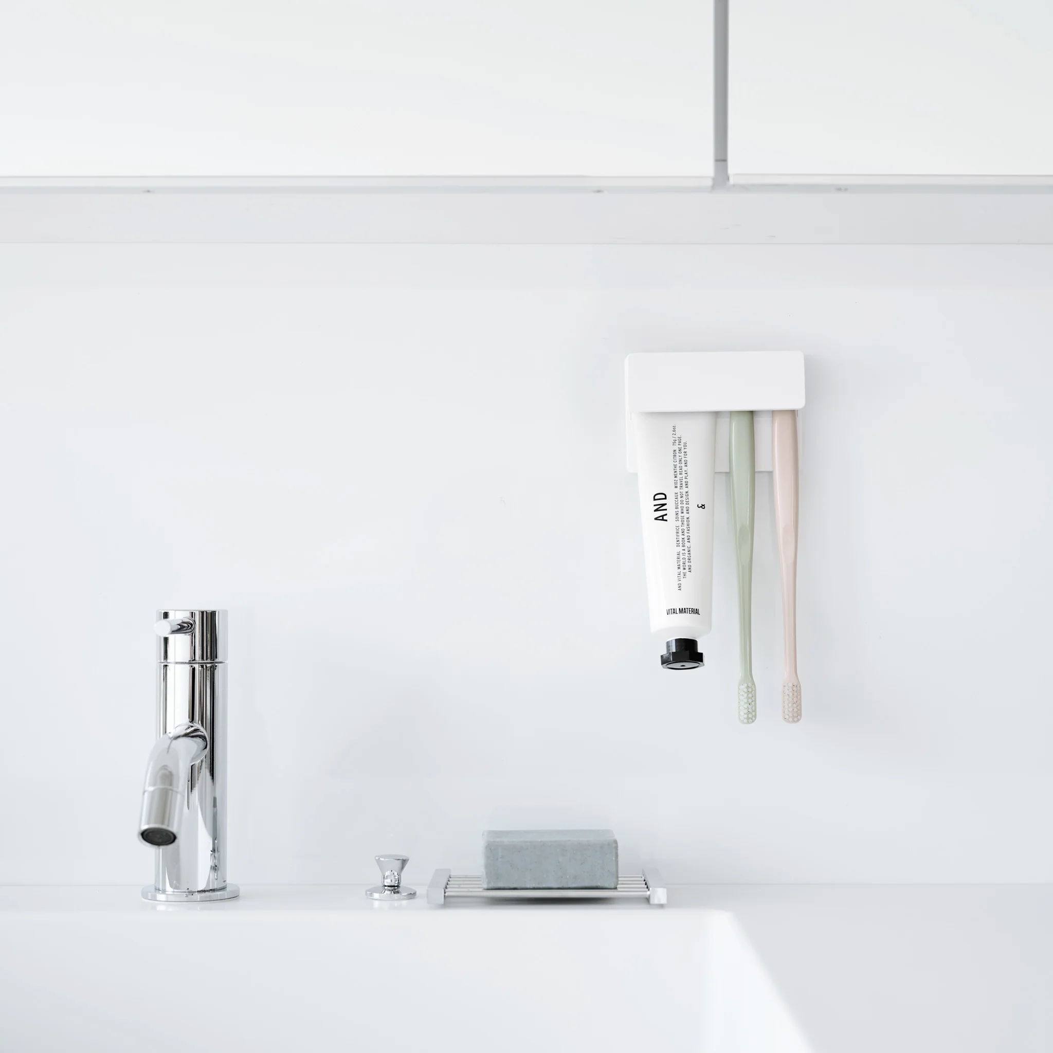 Film Hook Self-Adhesive Wide Toothbrush & Toothpaste Holder - Image 3