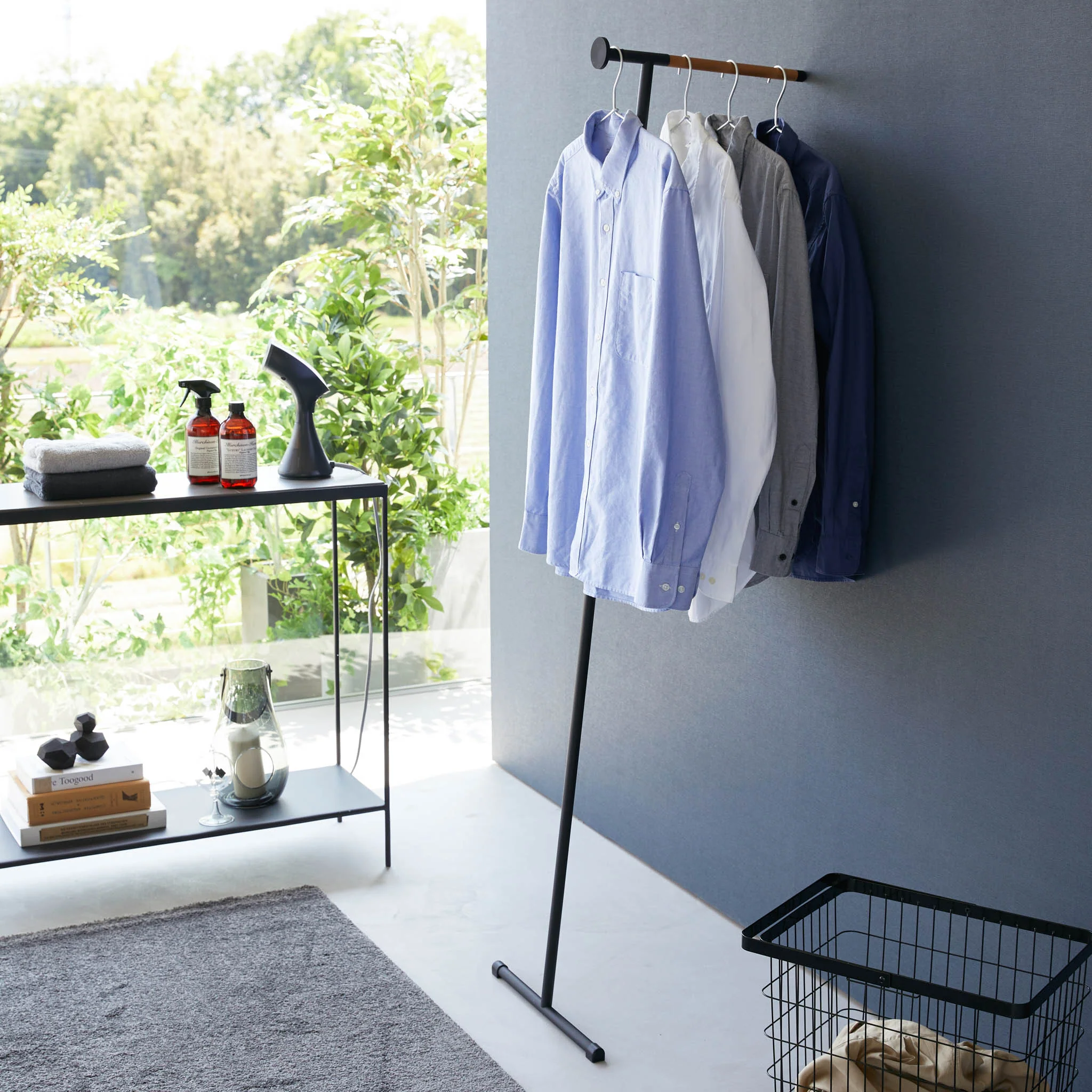 Leaning Steam Ironing Coat Rack - Image 10