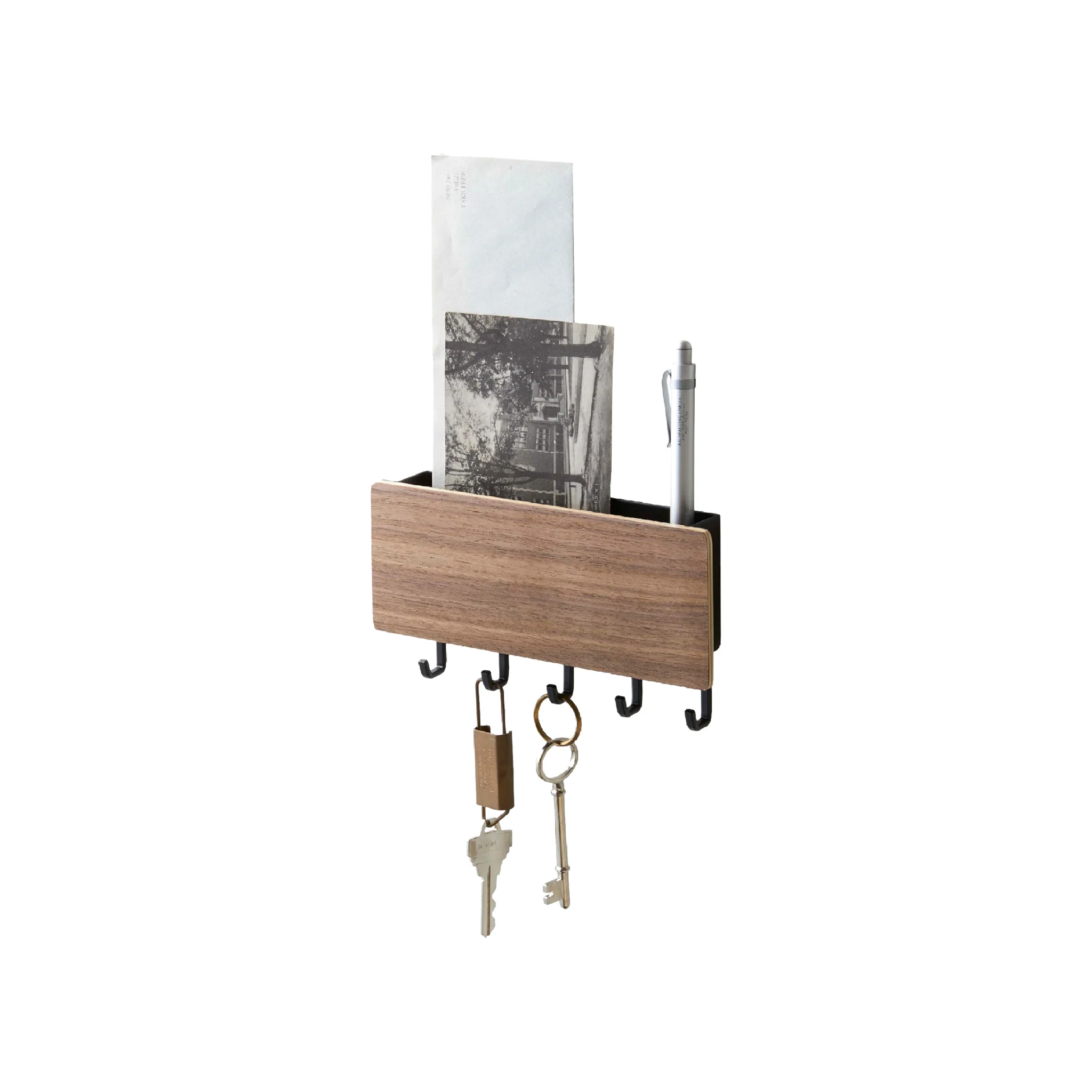 Magnetic Key Hooks with Tray - Image 5