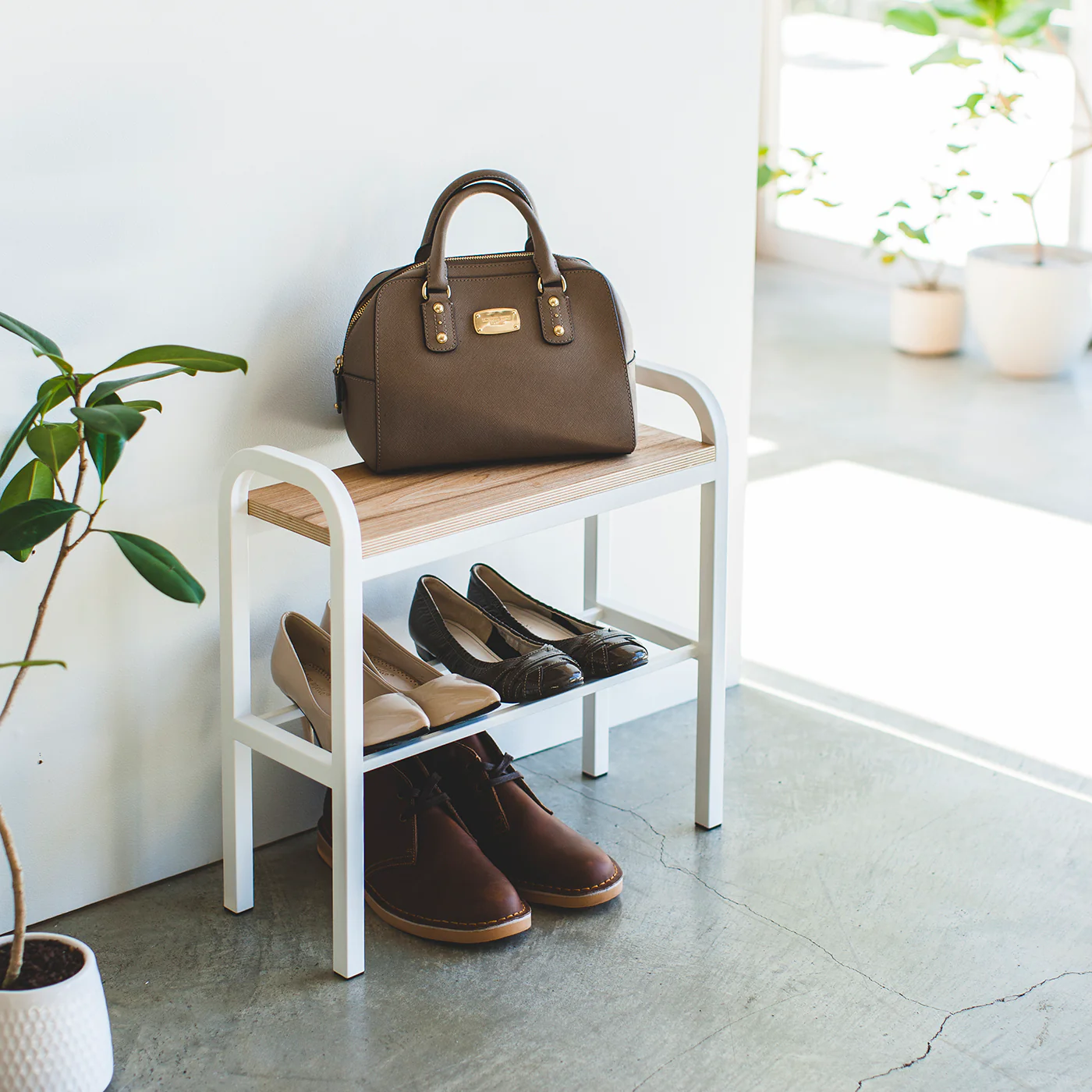 Wood-Top Shoe Rack - Image 2