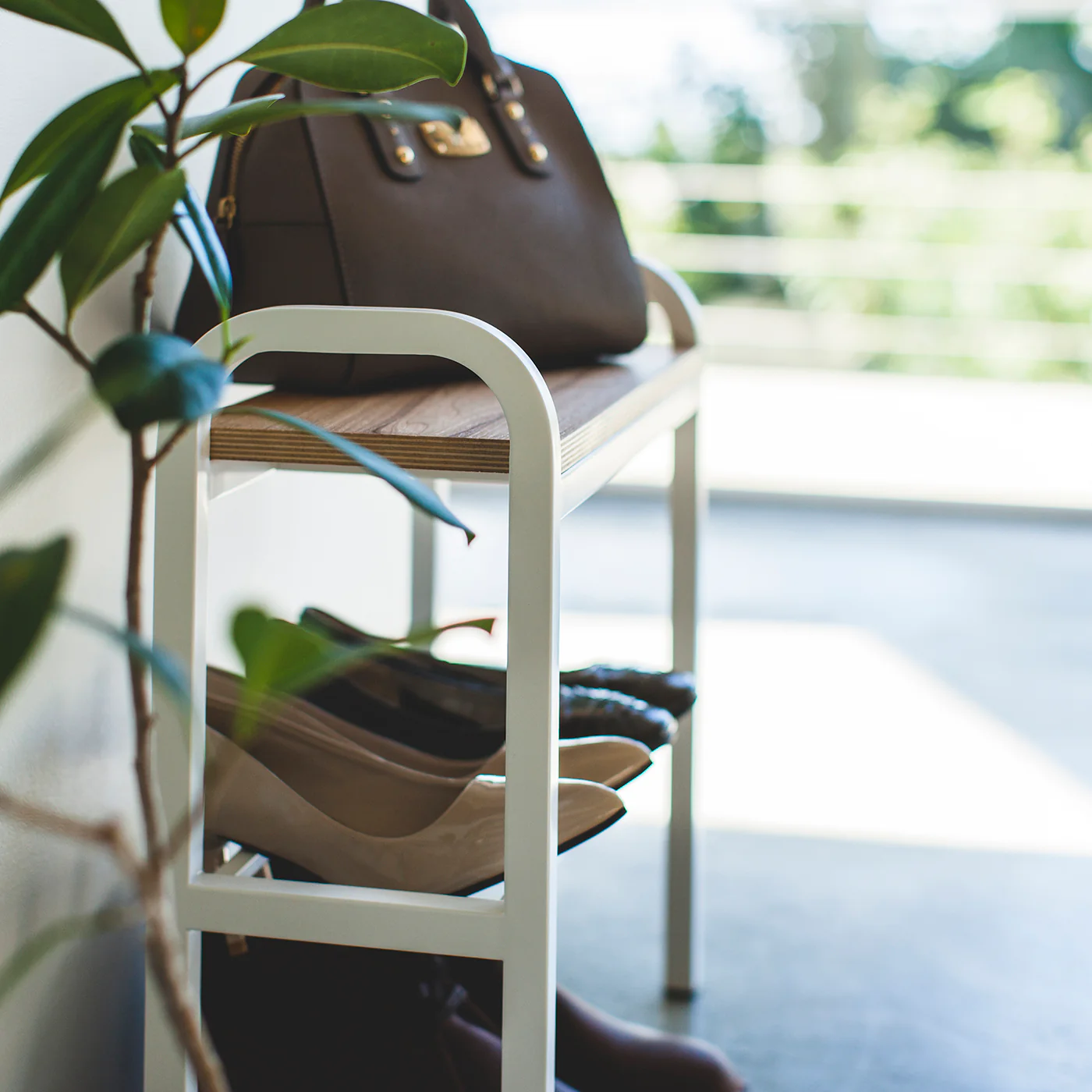Wood-Top Shoe Rack - Image 3