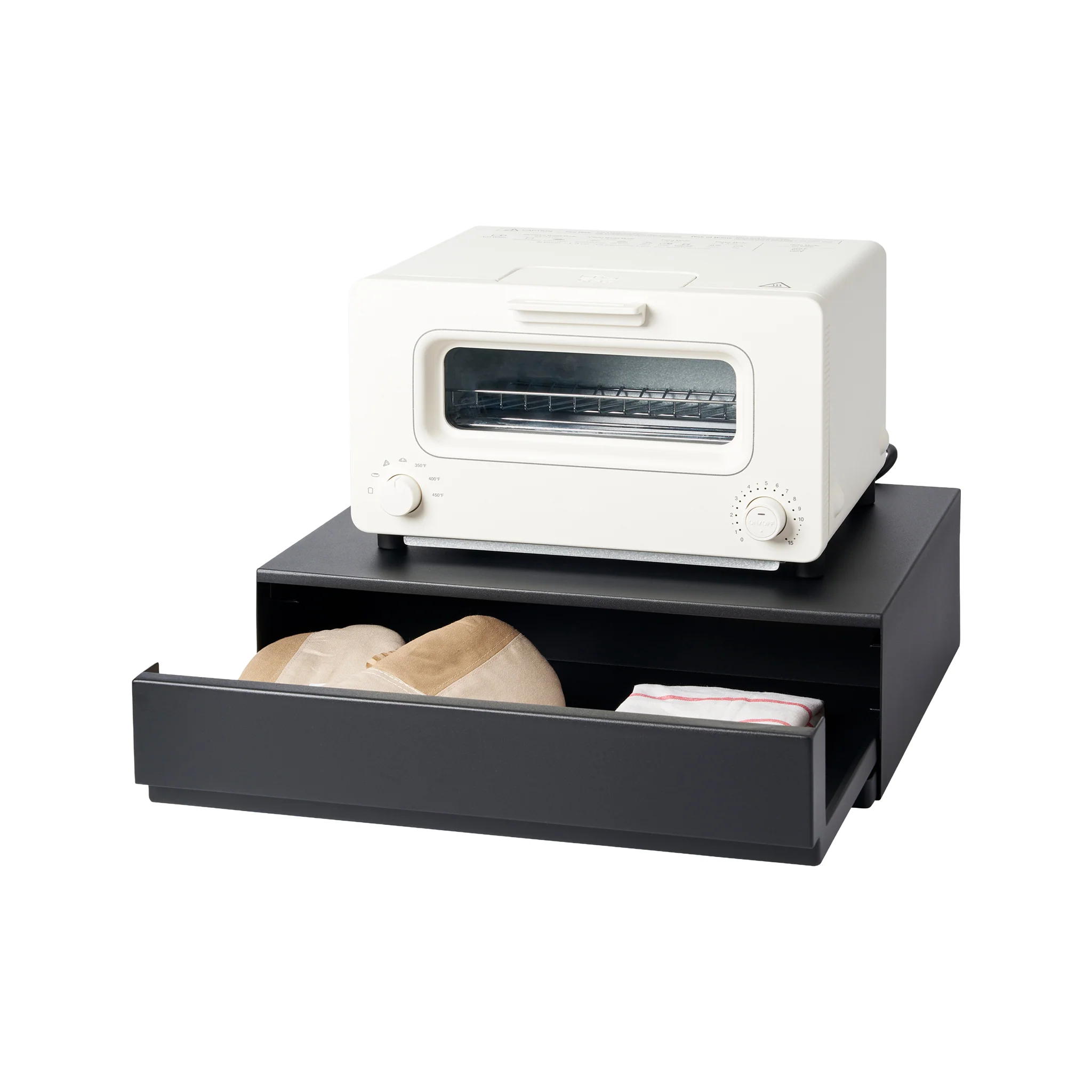 Sliding Countertop Tray with Drawer - Image 8