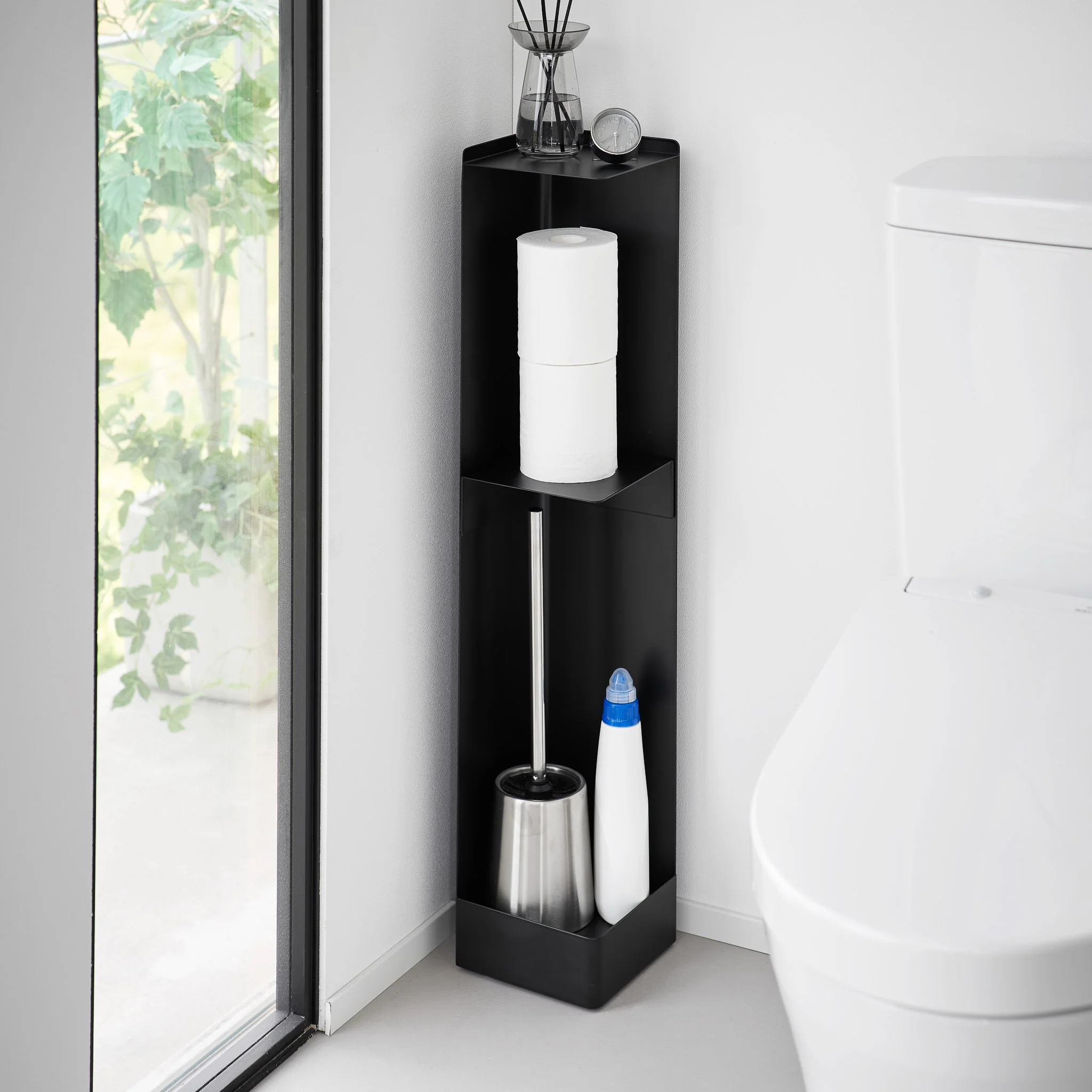 Slim Toilet Paper Stocker with Casters - Image 15