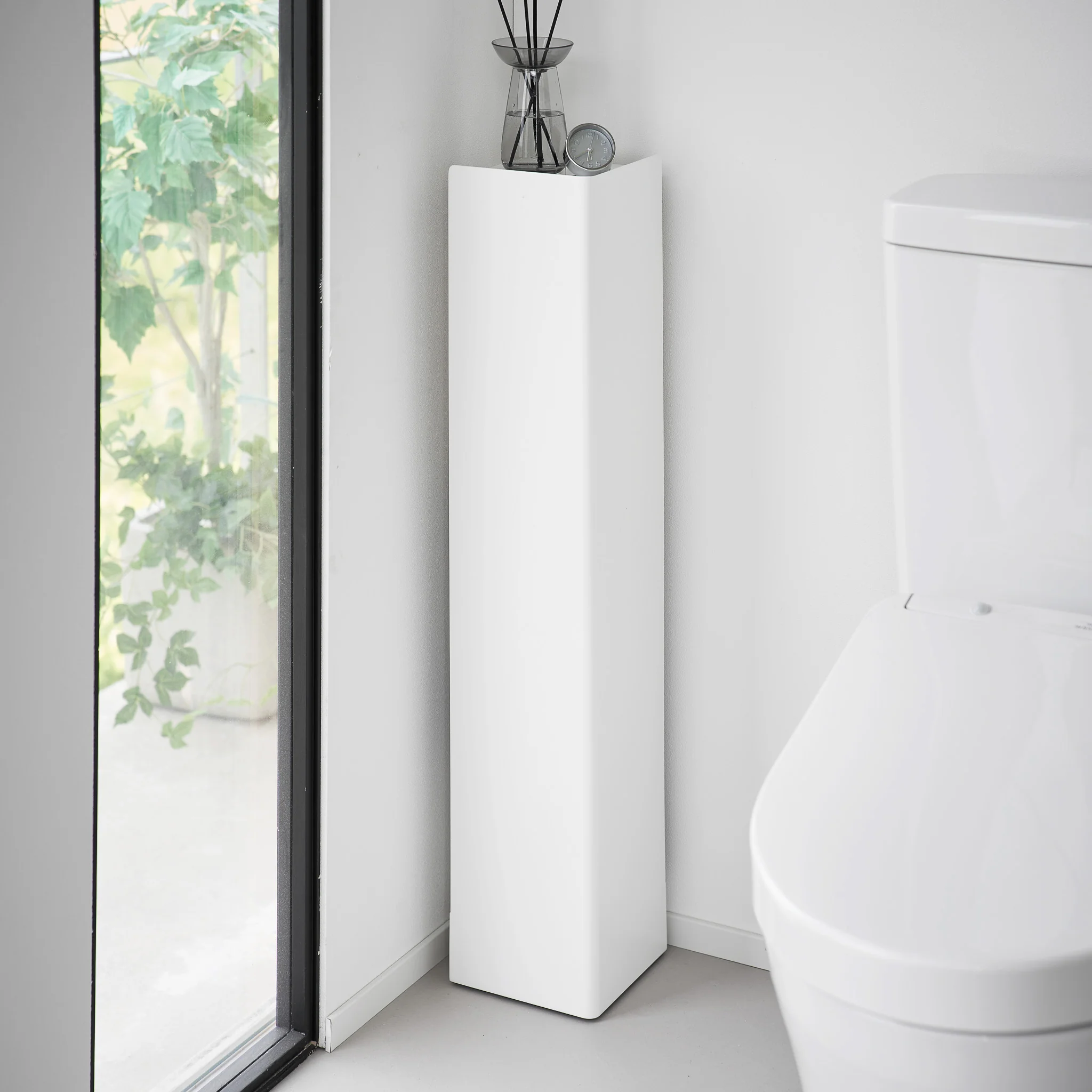 Slim Toilet Paper Stocker with Casters - Image 2