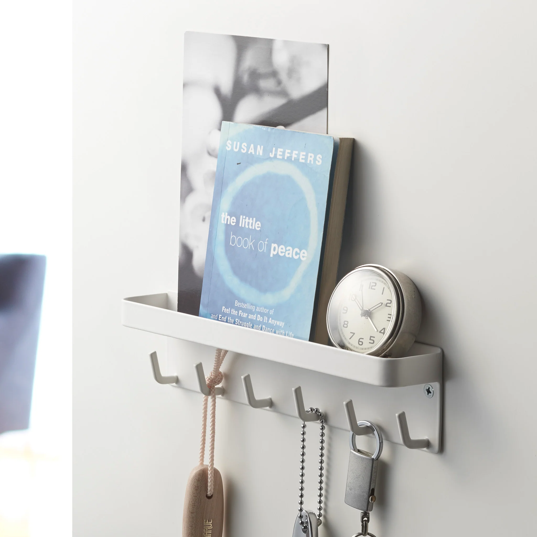 Magnetic Key Hooks with Tray - Image 3