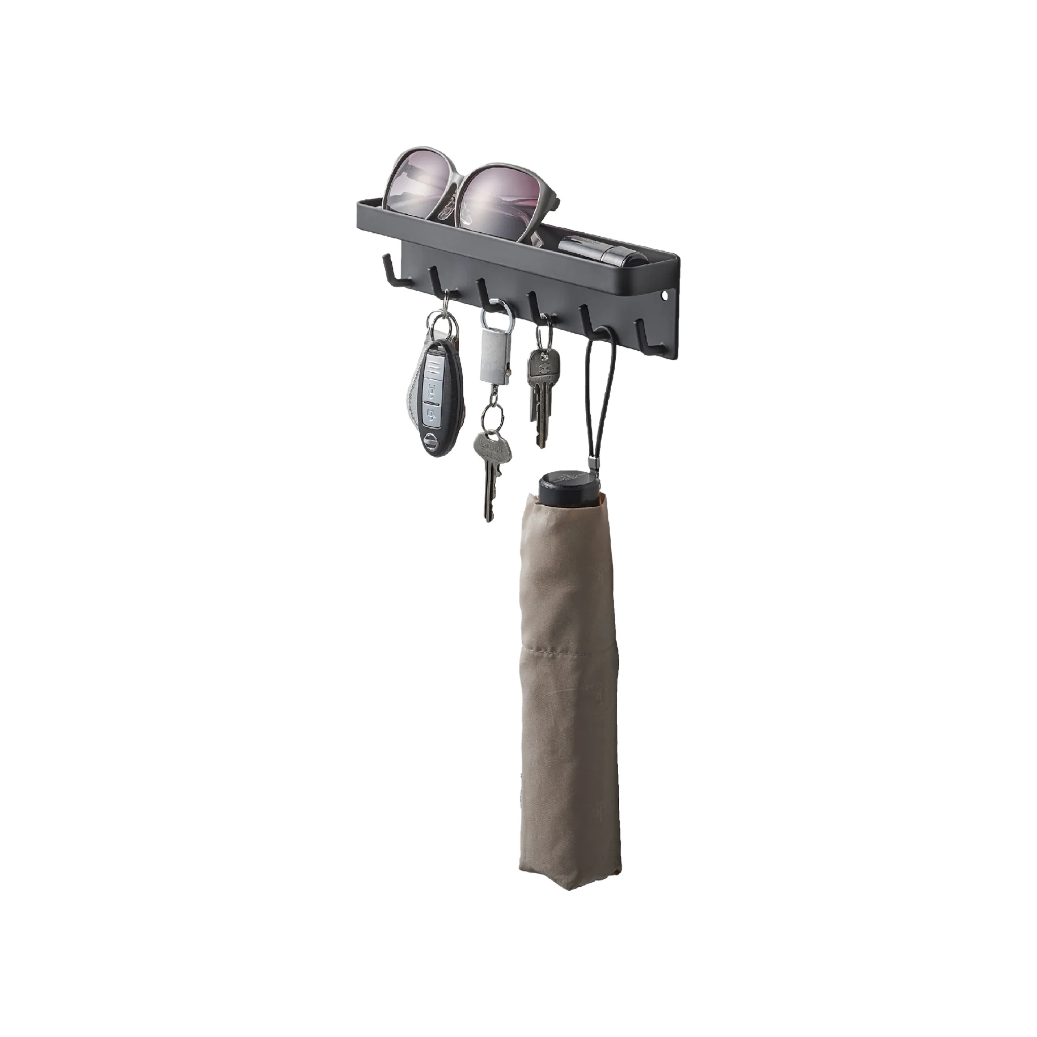 Magnetic Key Hooks with Tray - Image 7