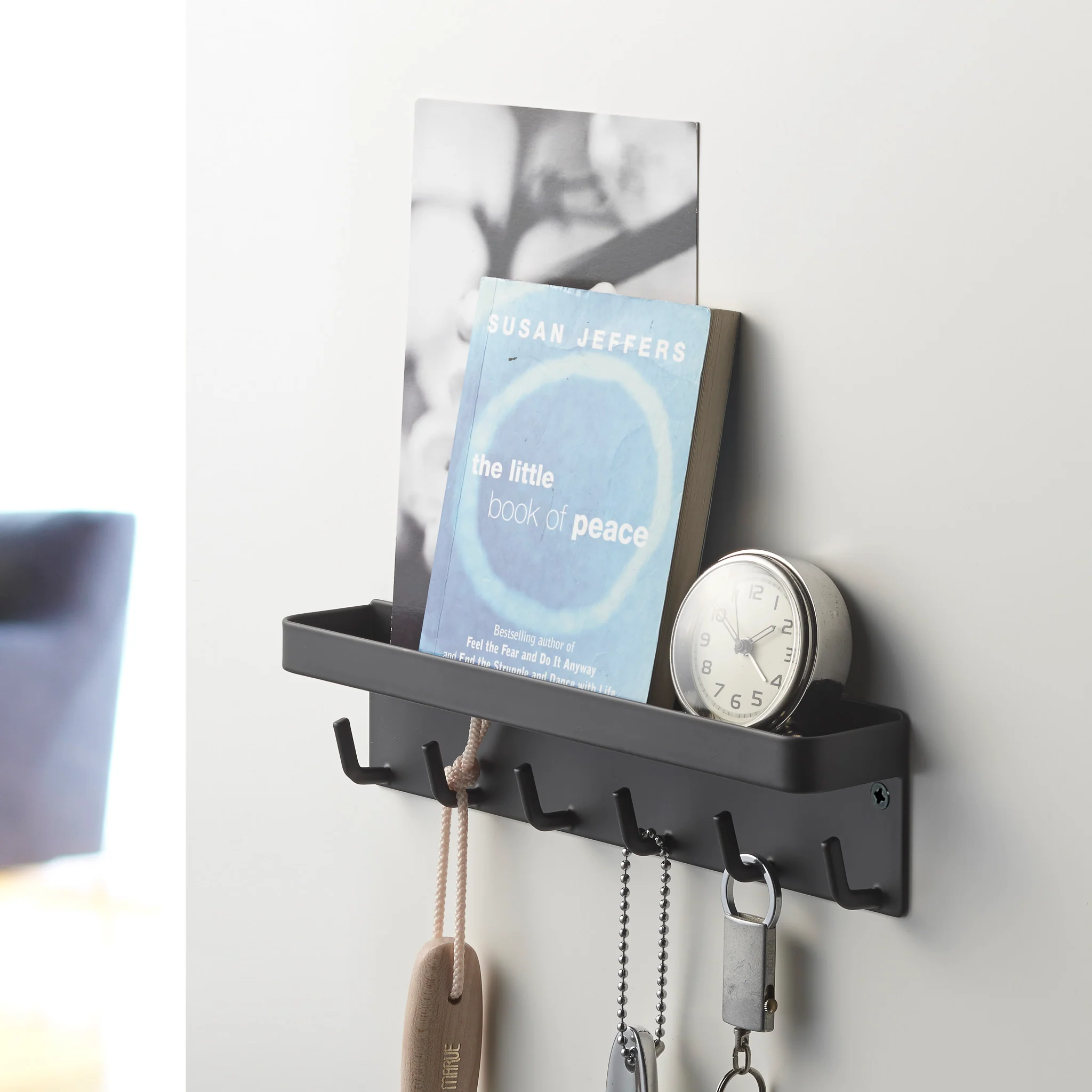 Magnetic Key Hooks with Tray - Image 9