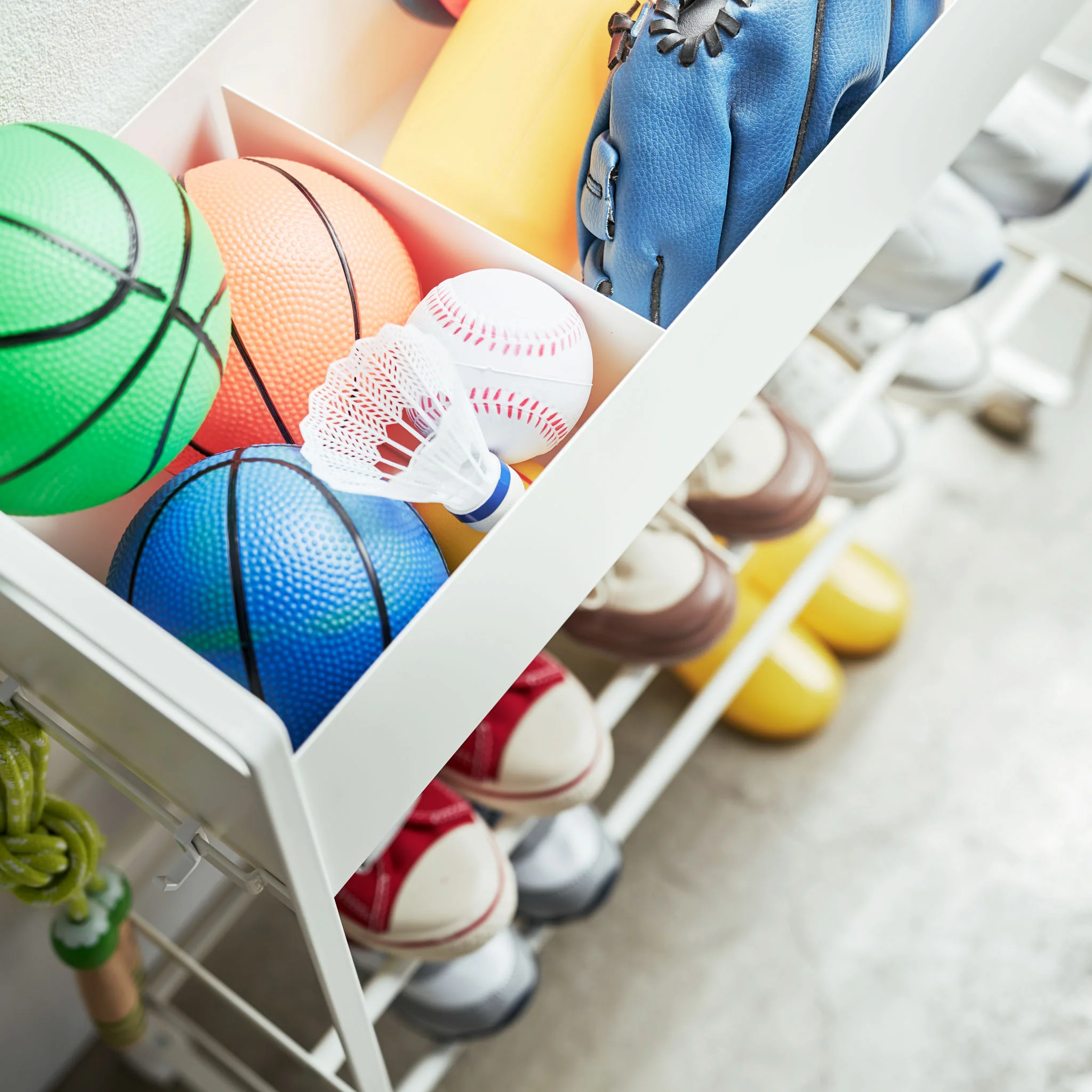 Storage Cart with Basket - Image 3