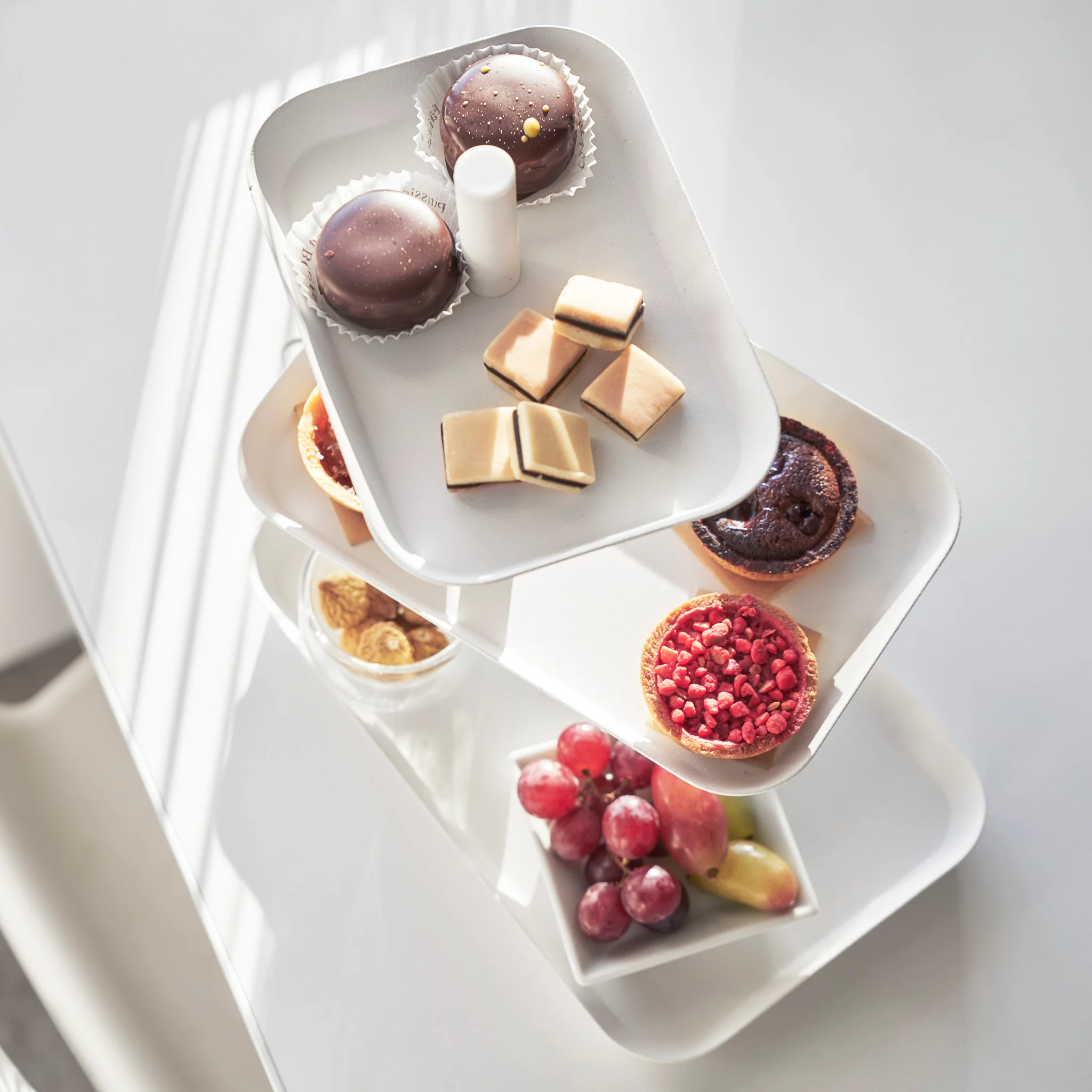 3-Tiered Serving Stand with Rotatable Trays - Image 5