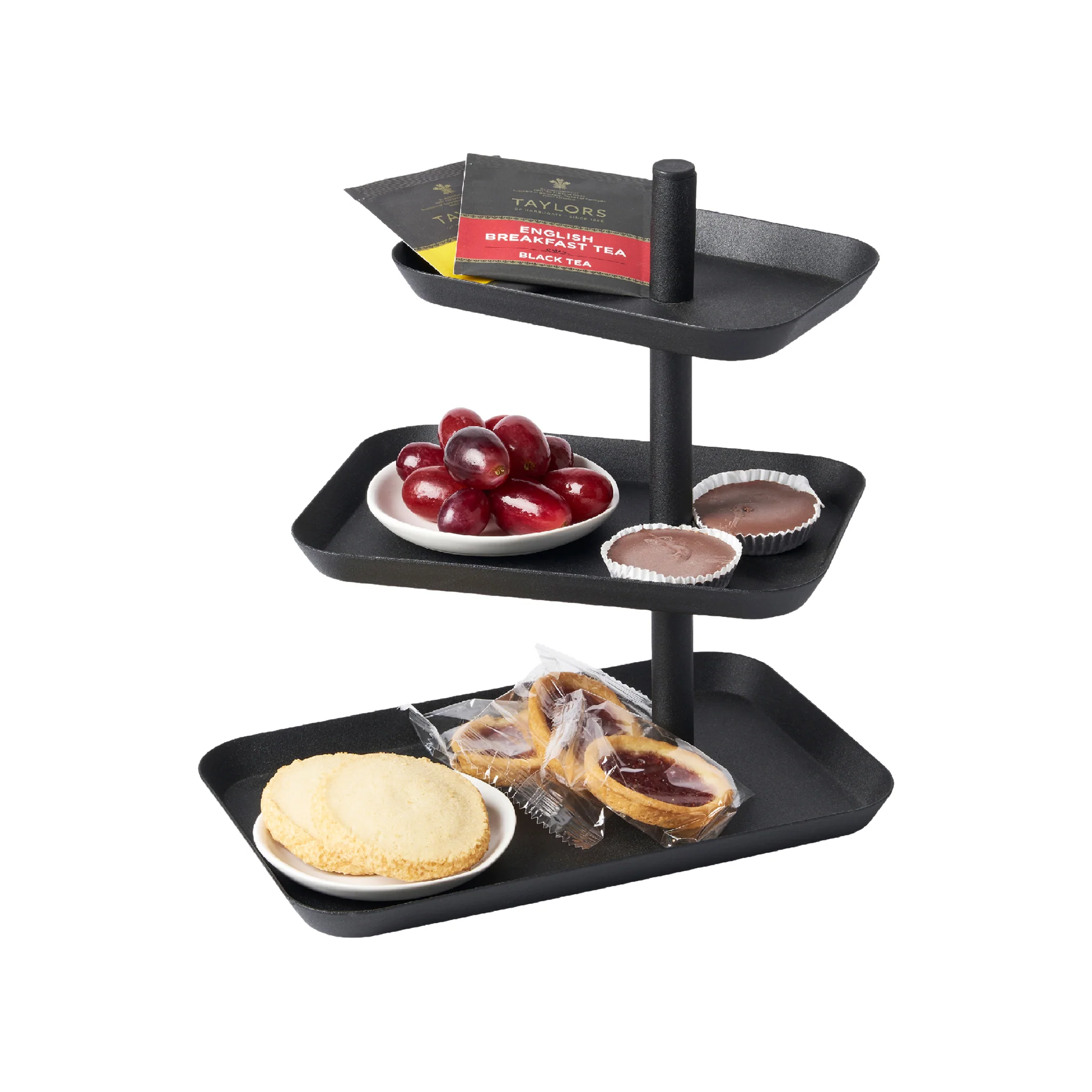 3-Tiered Serving Stand with Rotatable Trays - Image 7