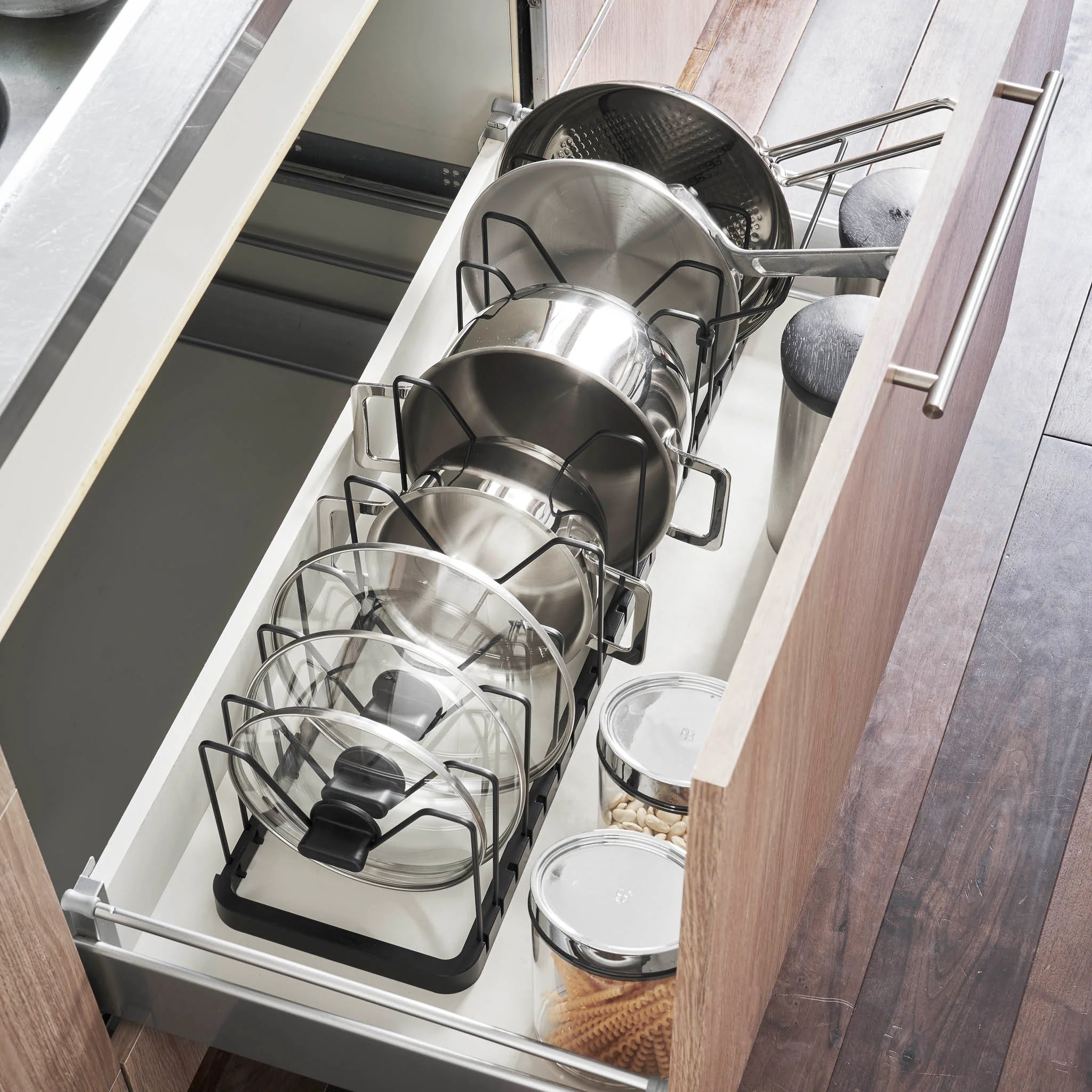 Extendable Pot Lid & Pan Organizer - Image 11