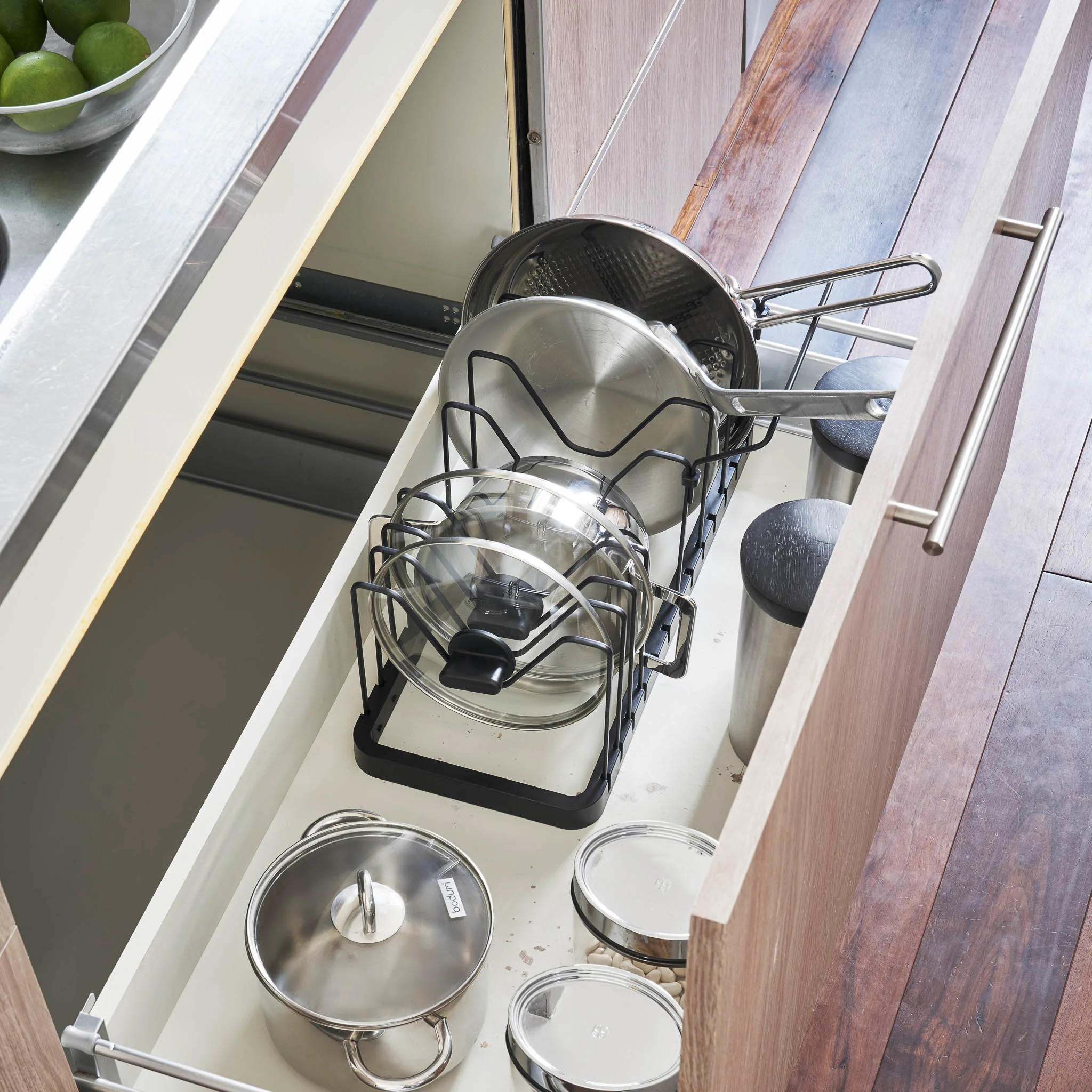 Extendable Pot Lid & Pan Organizer - Image 12