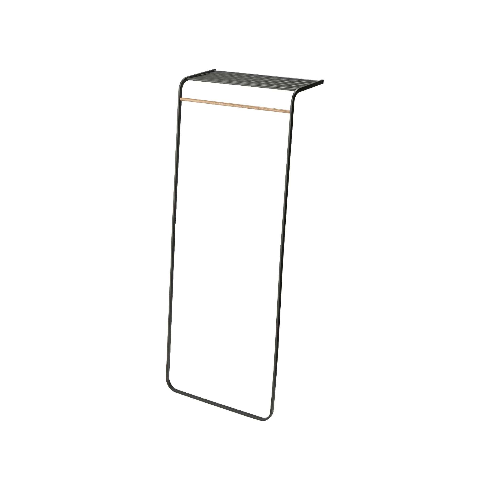 Leaning Coat Rack with Shelf - Image 3