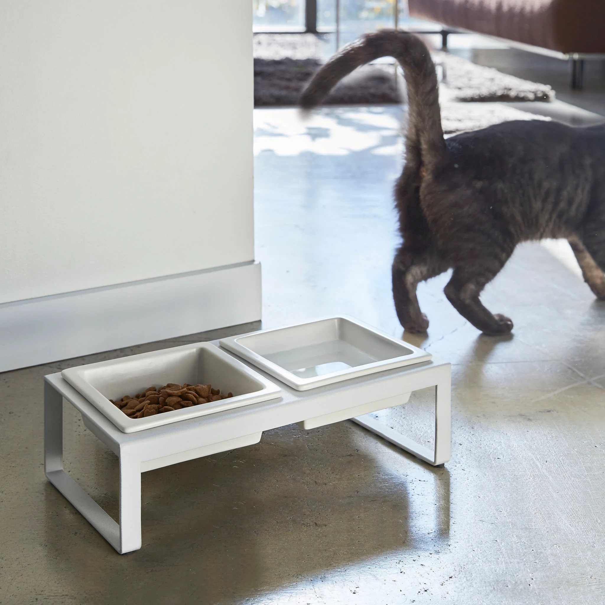 Pet Food Bowls with Stand - Image 4