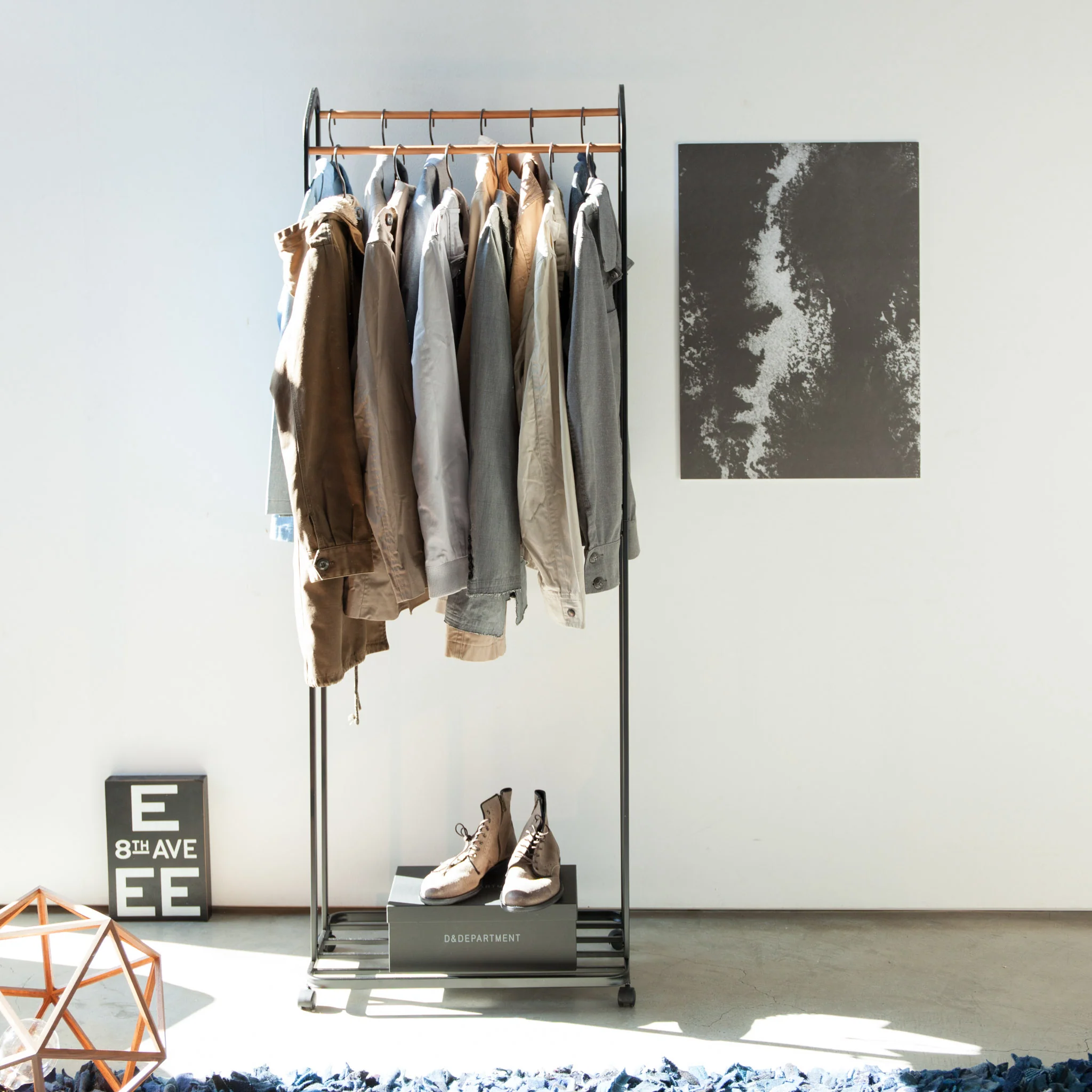 Coat Rack with Casters - Image 9