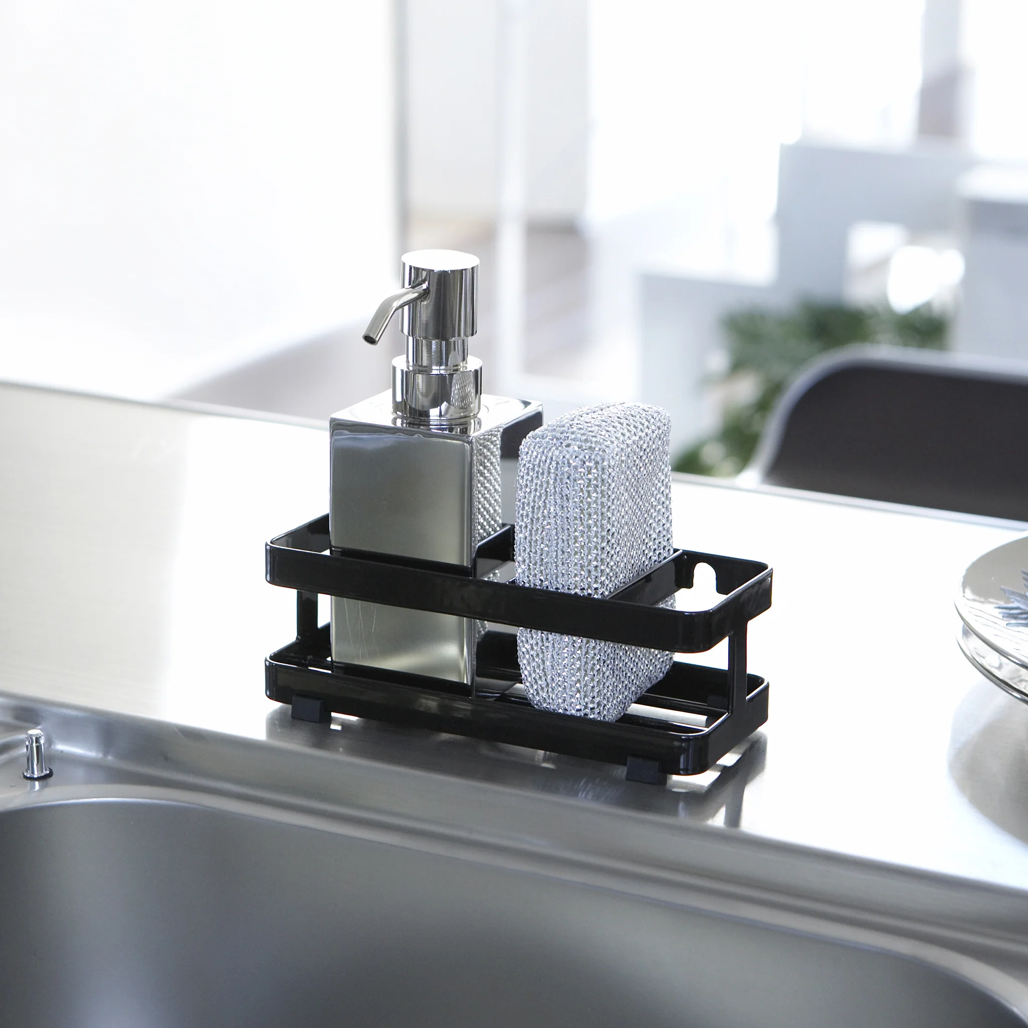 Sponge & Bottle Holder with Suction Cup - Image 3
