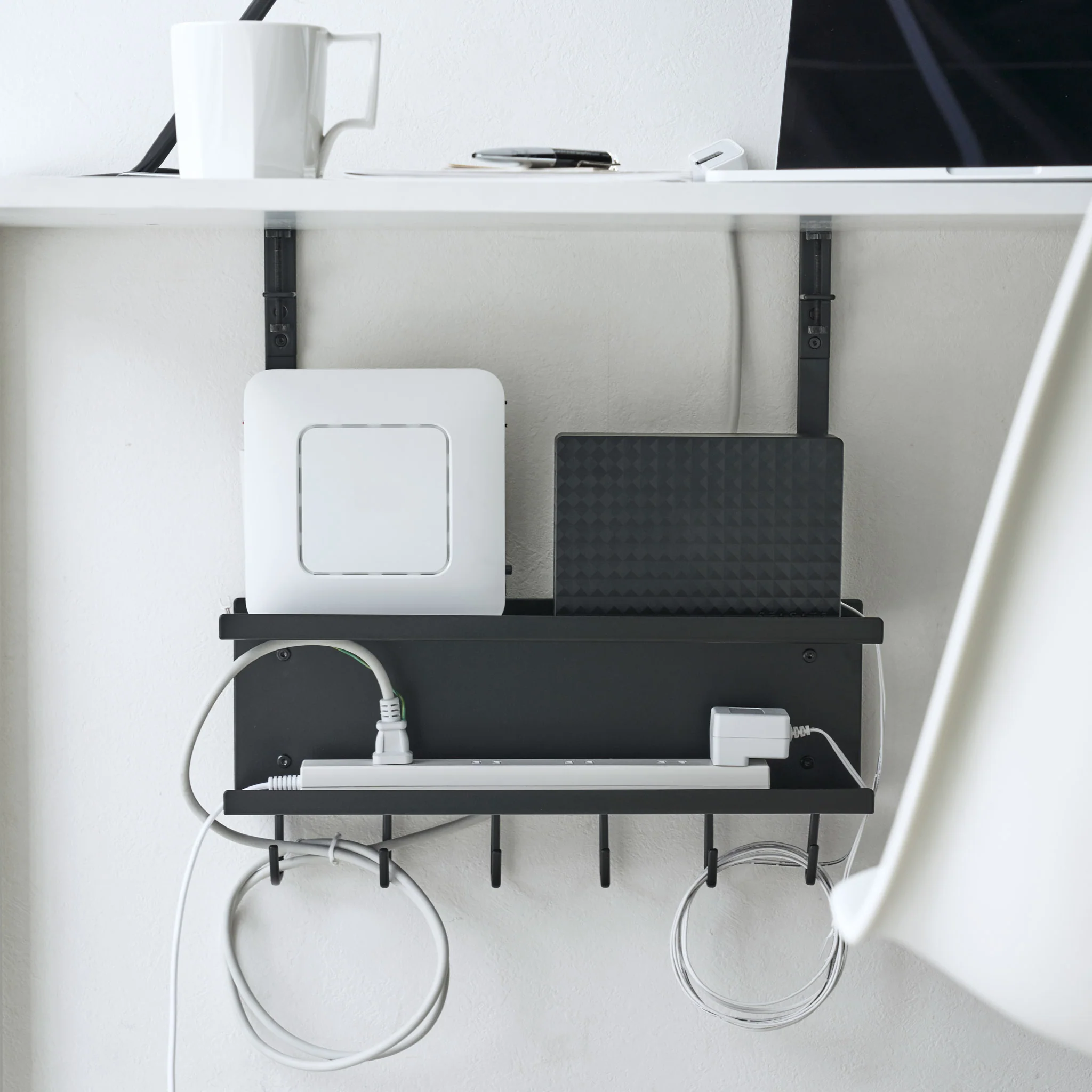 Under-Desk Cable & Router Organizer - Image 13