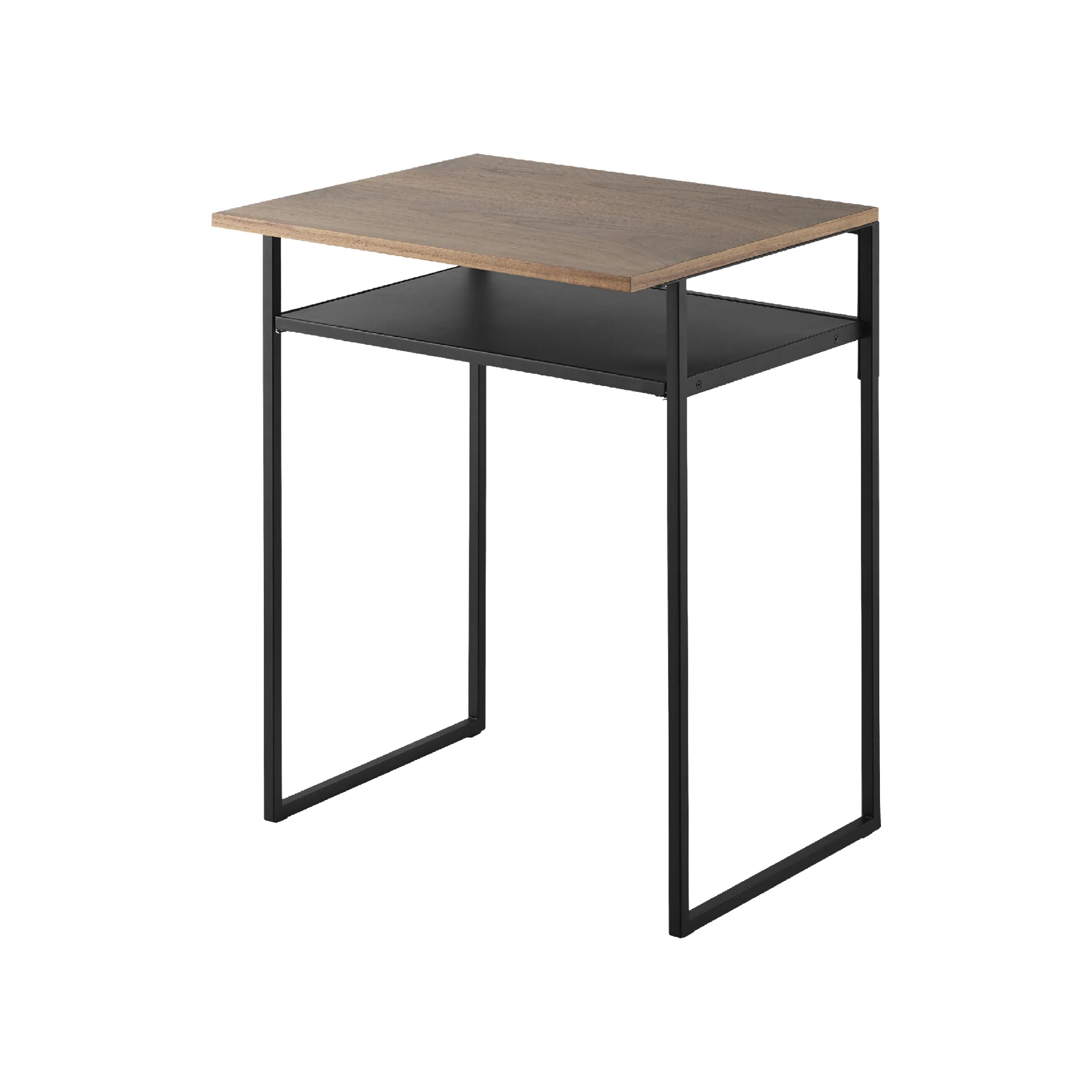 Wood-Top Table with Sliding Shelf - Image 9